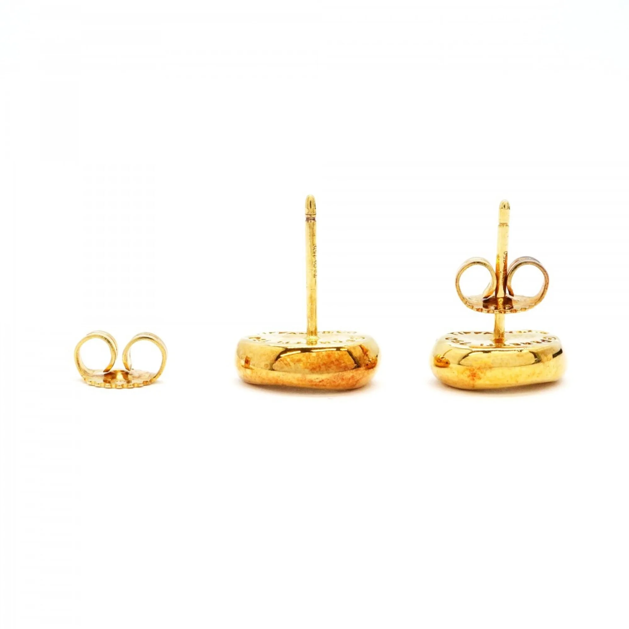 Bean Earrings 18K Yellow Gold 11.6mm 18K Yellow Gold - Image 3