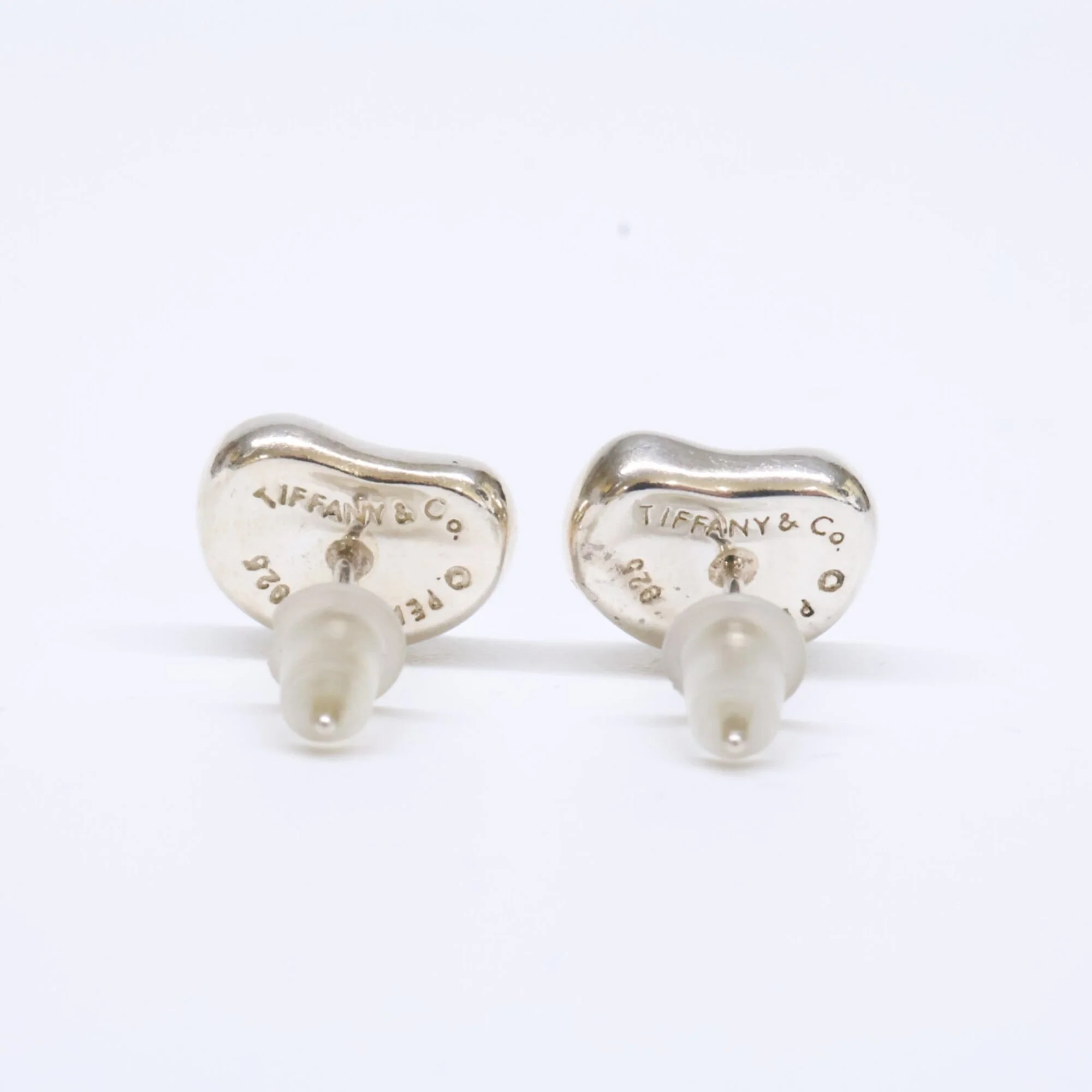 Bean Earrings Sterling Silver 11.5mm Sterling Silver - Image 3