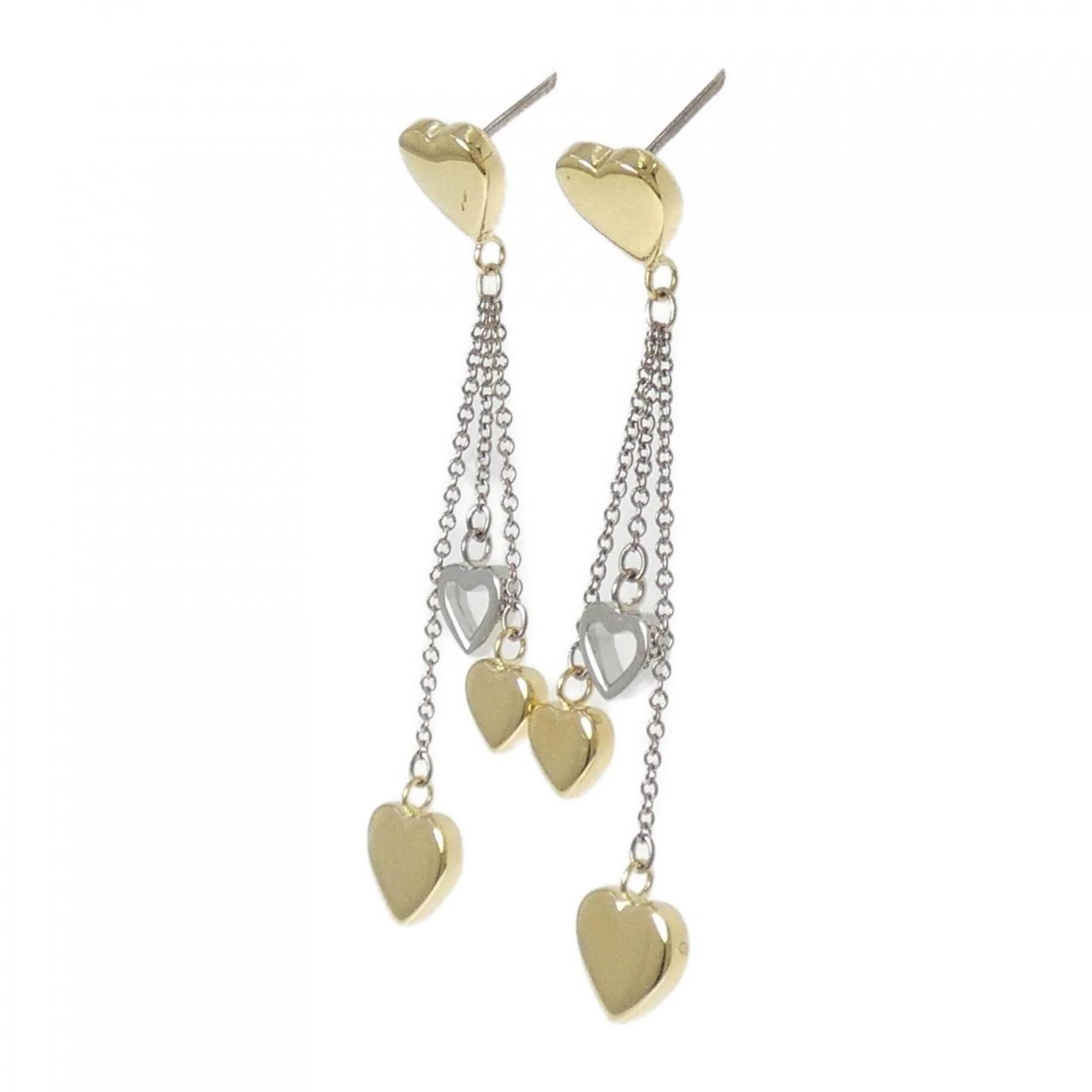 Earrings 18K White Gold and 18K Yellow Gold - Image 2