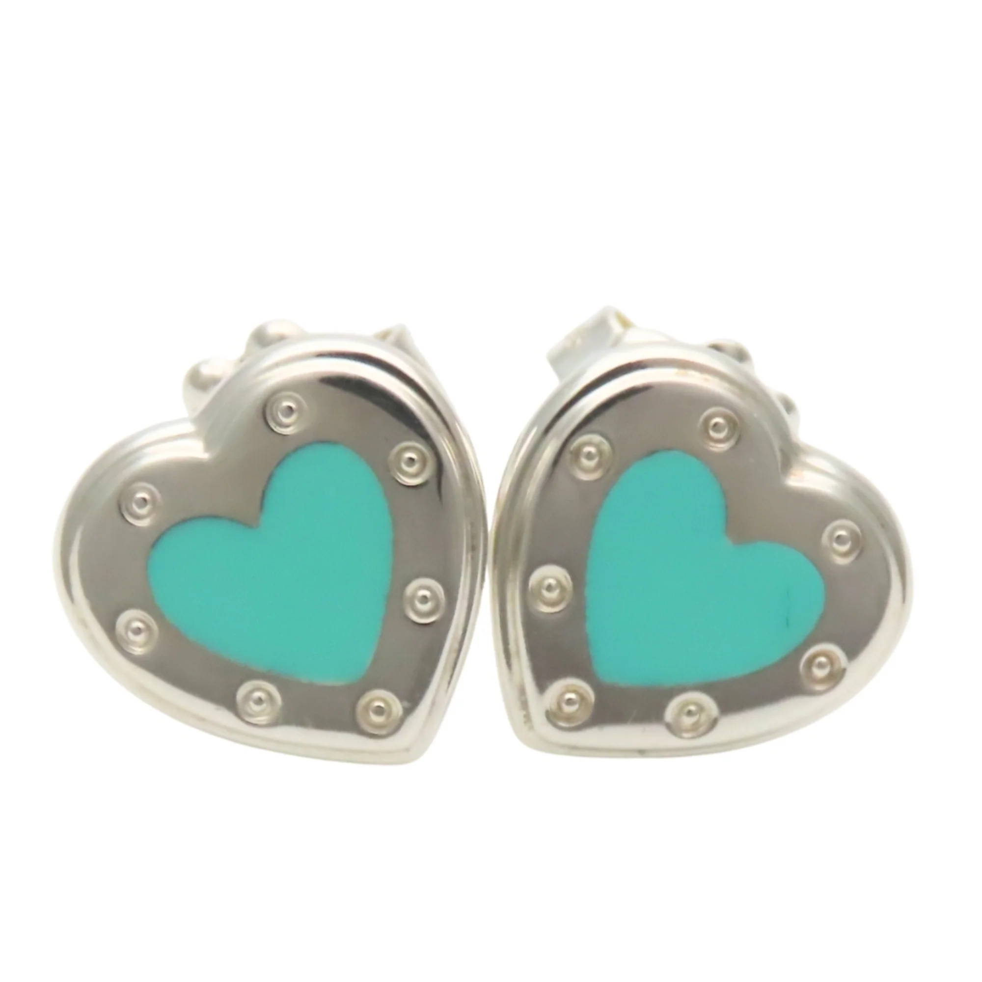 Earrings Enamel and Sterling Silver - Image 2
