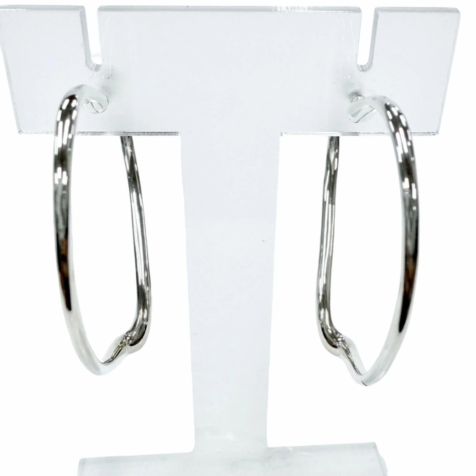 Earrings Hoop Silver 925 - Image 4