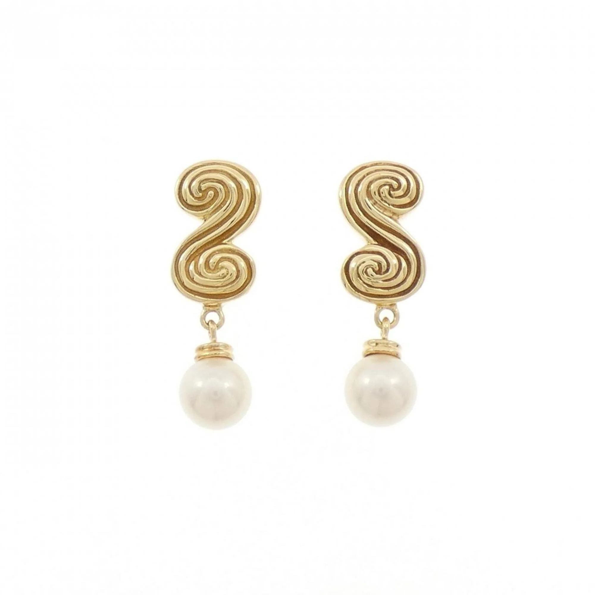 Earrings Pearl 18K Yellow Gold