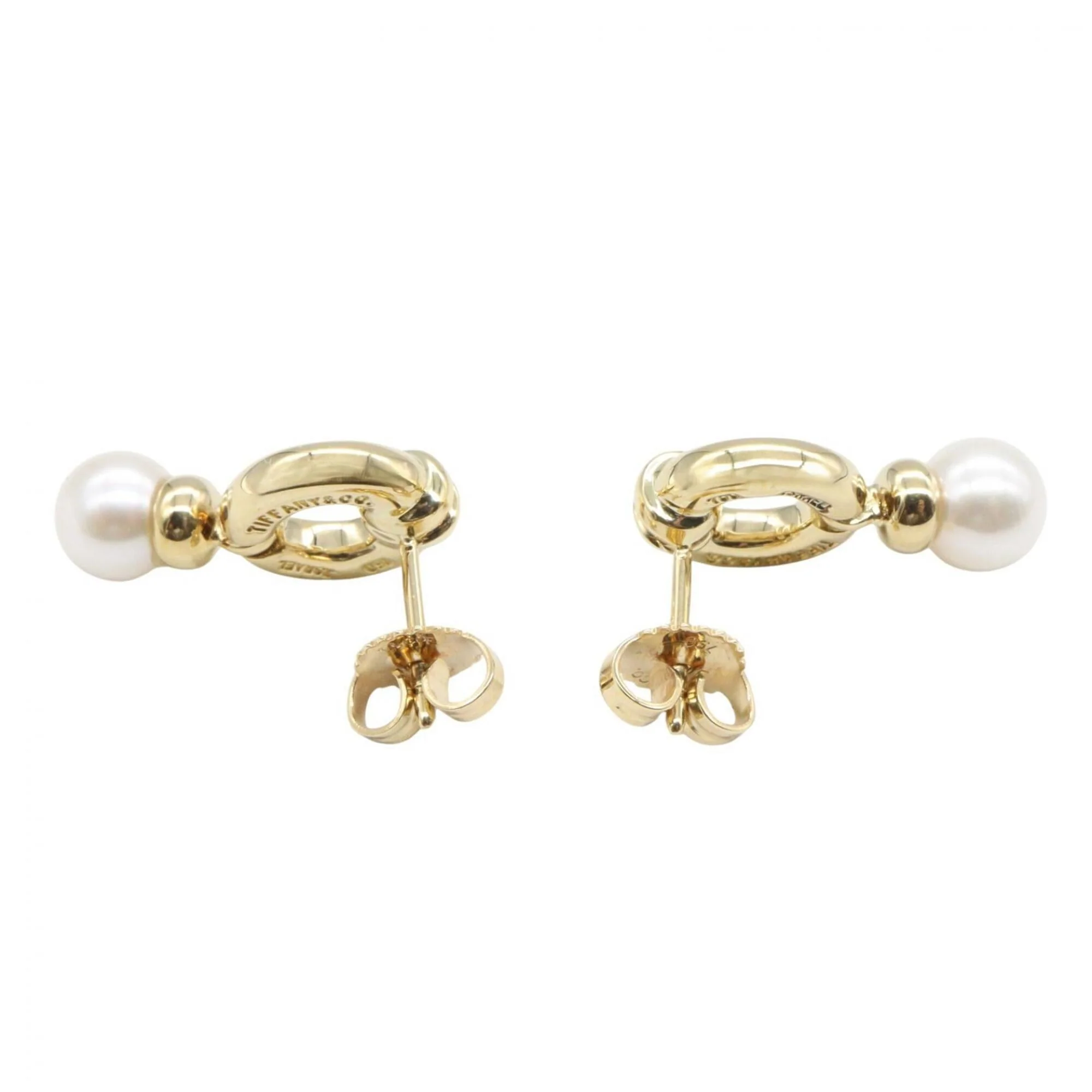 Earrings Pearl 18K Yellow Gold - Image 2
