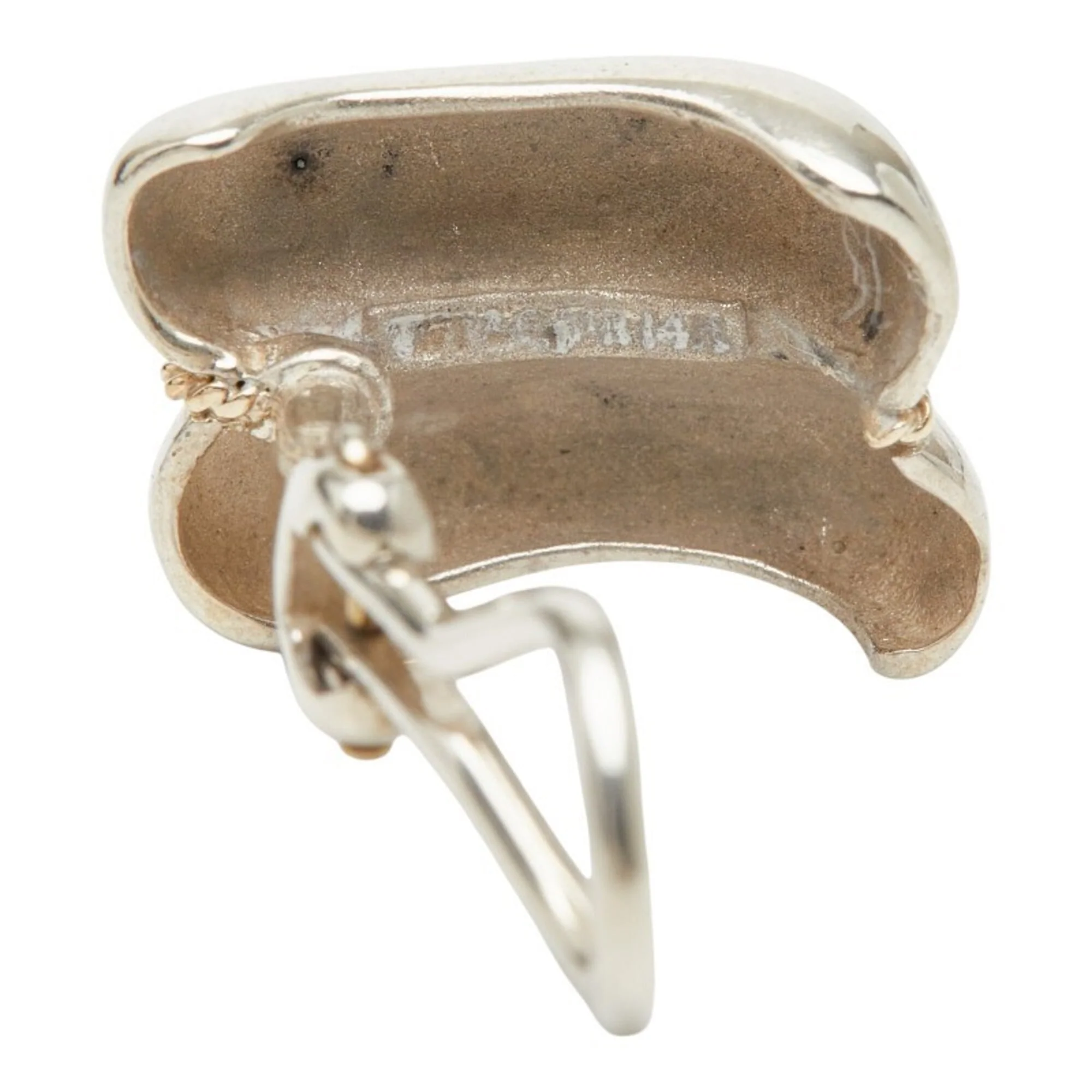 Earrings Sterling Silver and 14K Yellow Gold - Image 4