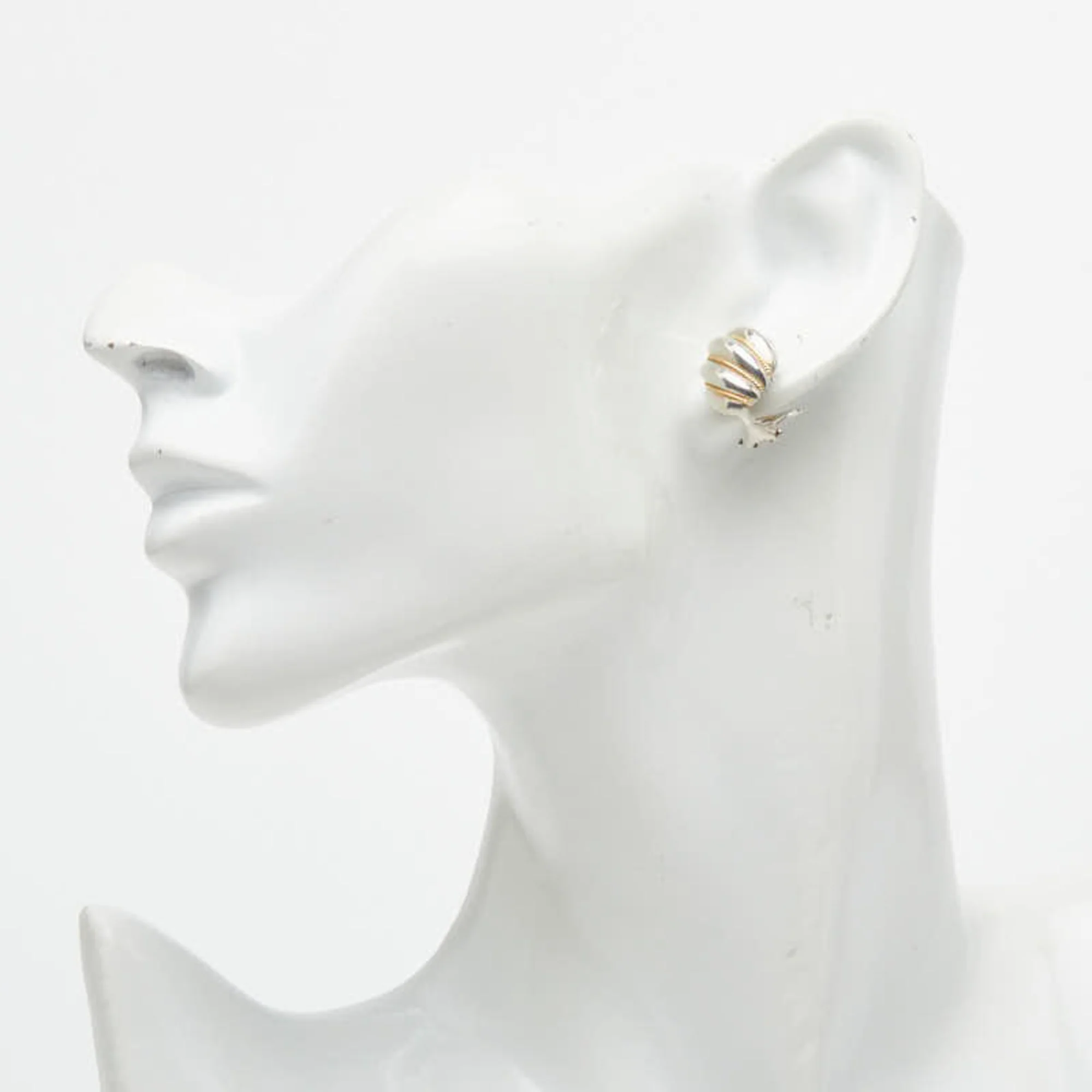Earrings Sterling Silver and 18K Yellow Gold - Image 5