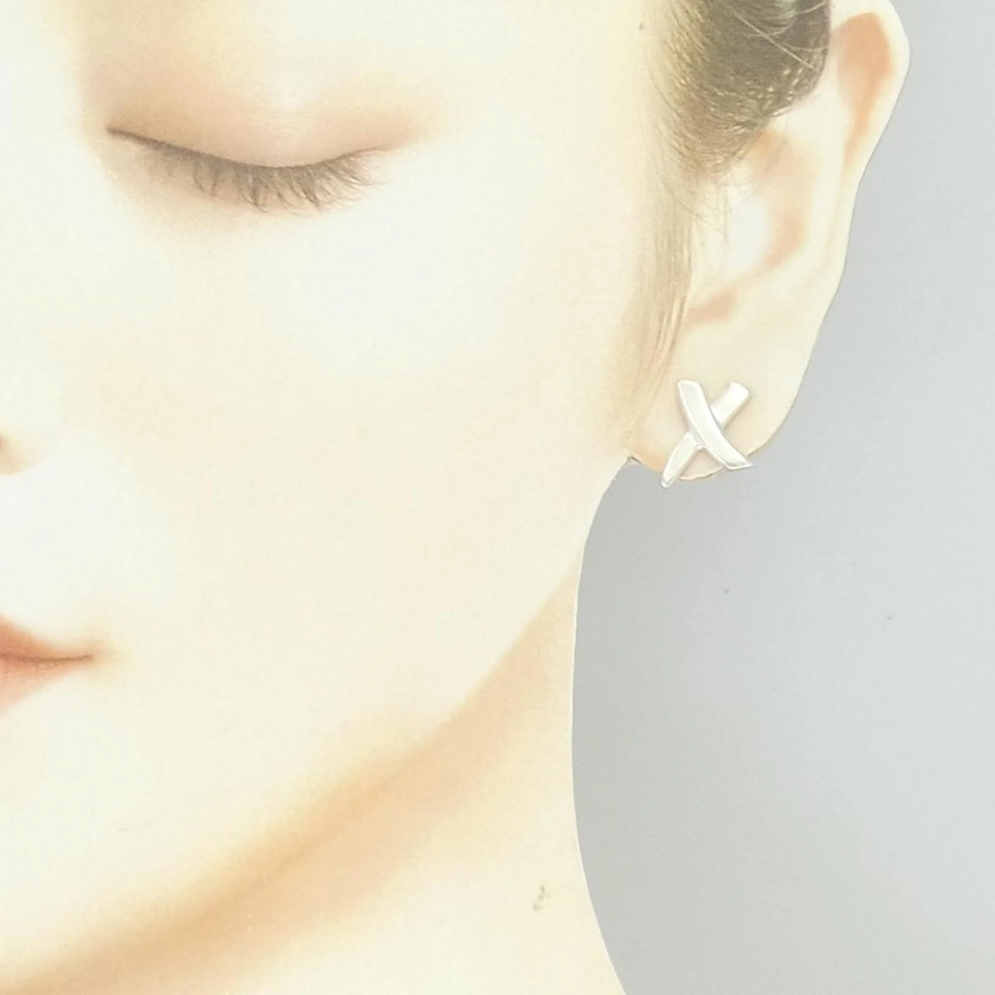 Earrings Sterling Silver and White Gold - Image 4