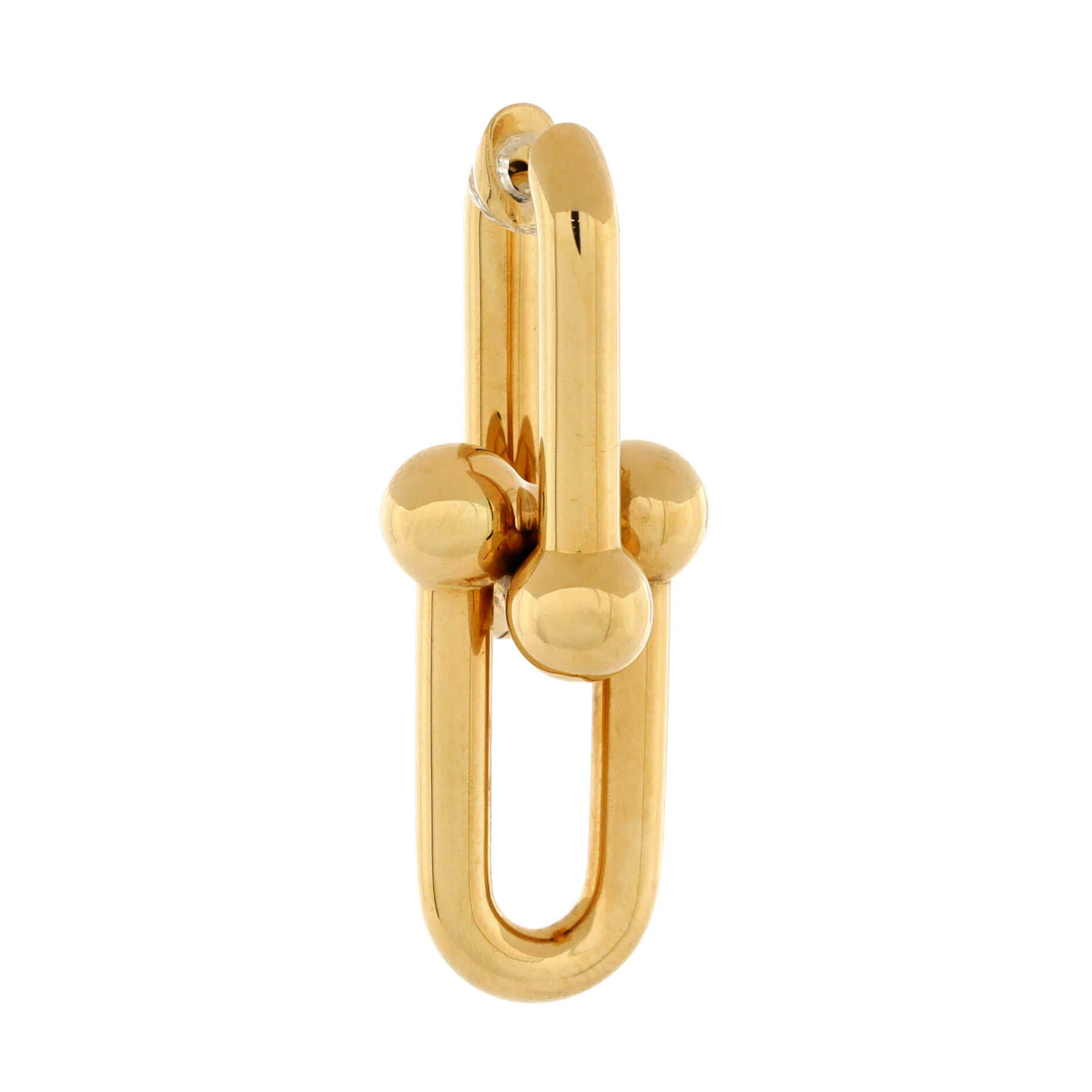 Hardwear Link Earrings 18K Yellow Gold Large - Image 3