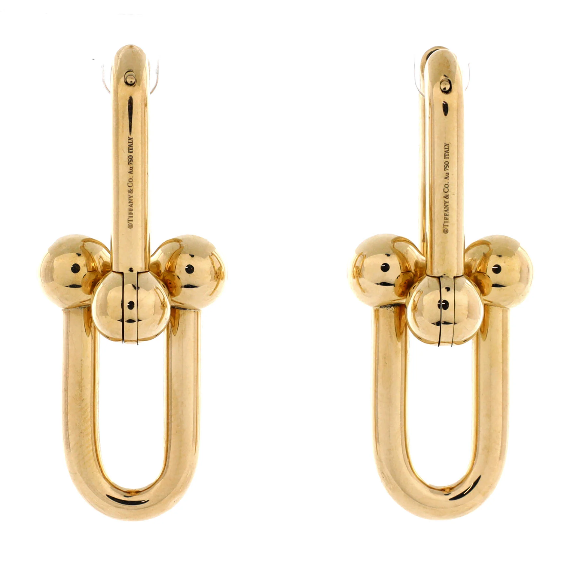 Hardwear Link Earrings 18K Yellow Gold XL - Image 3