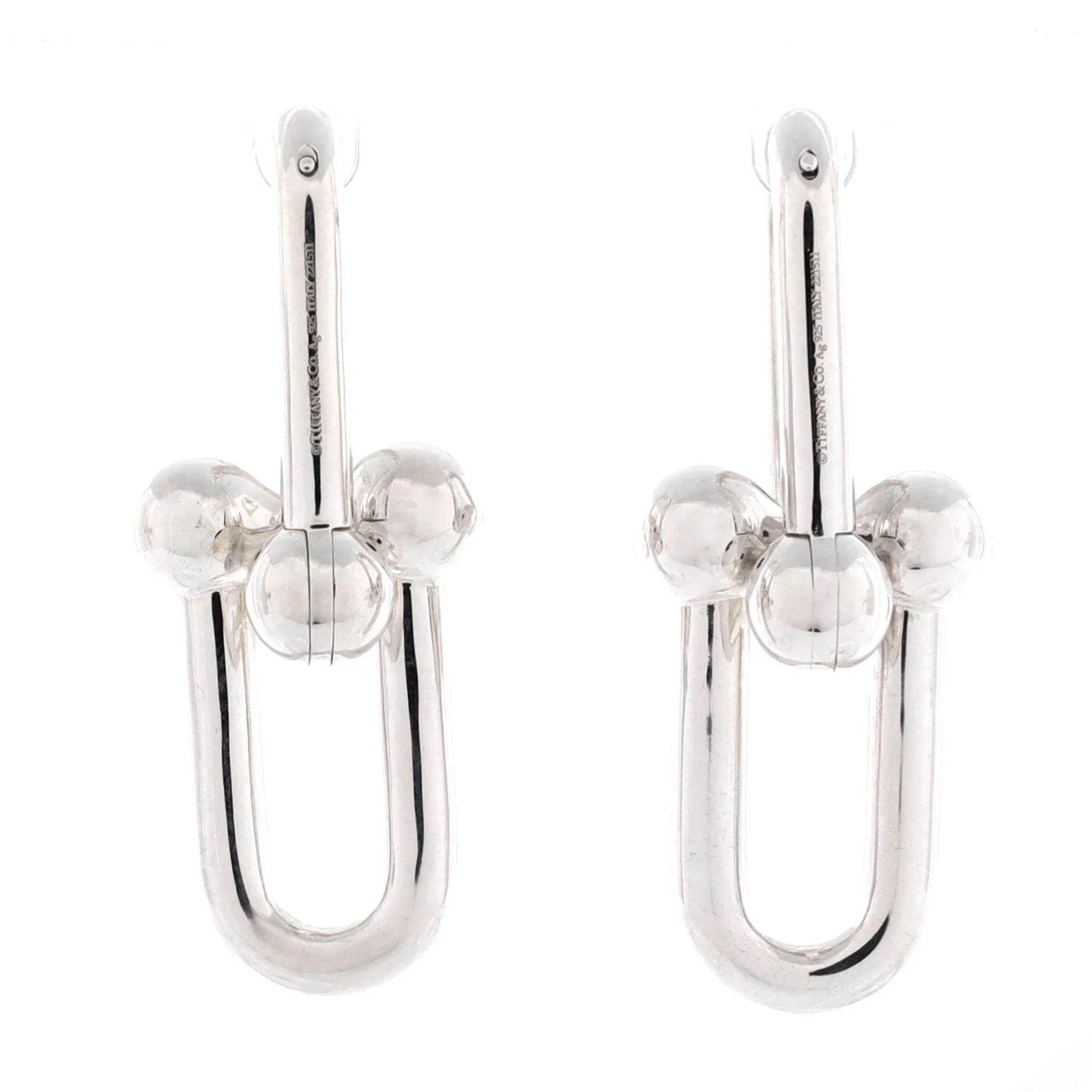 Hardwear Link Earrings Sterling Silver XL - Image 3
