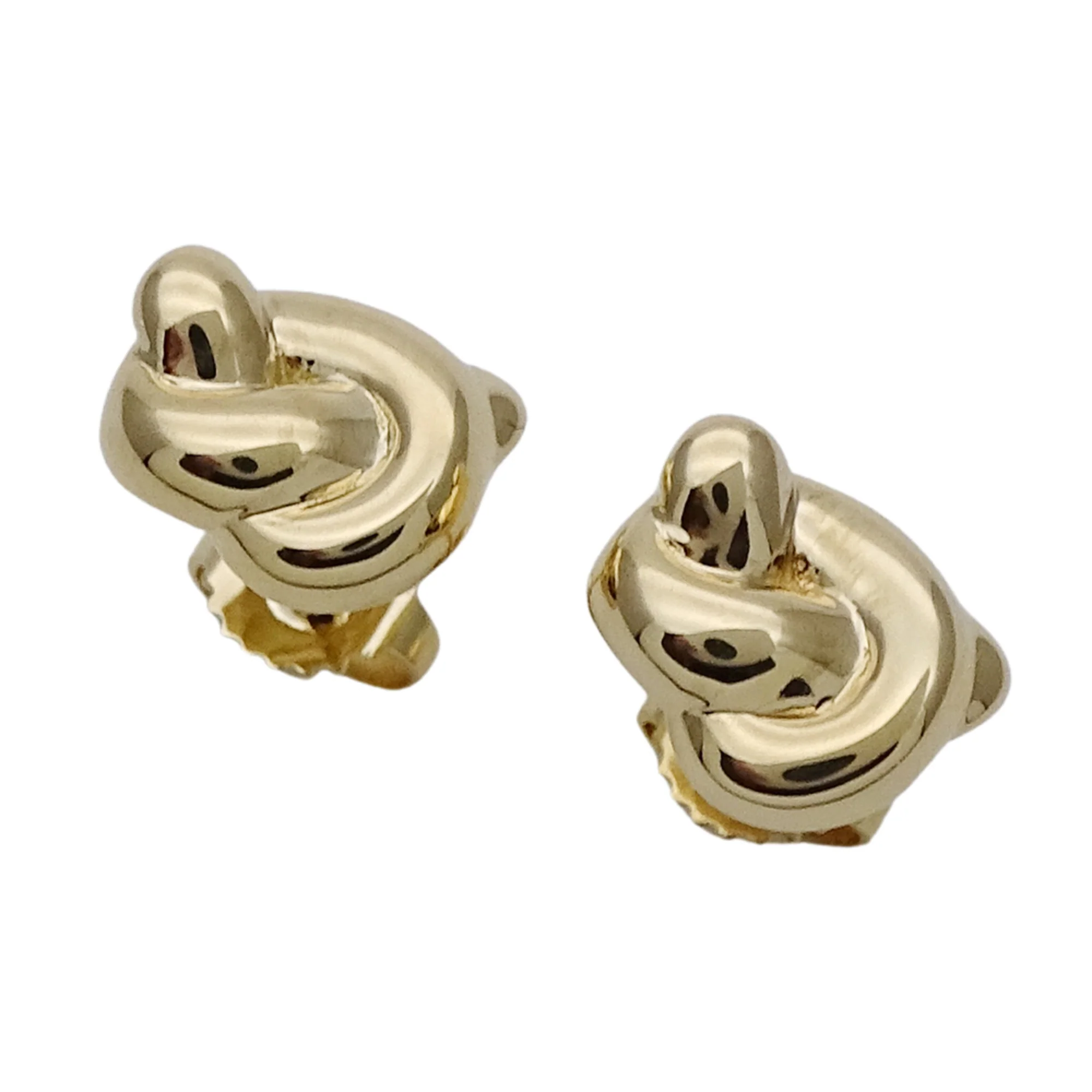 Knot Stud Earrings 18K Yellow Gold 18K Yellow Gold - Image 3