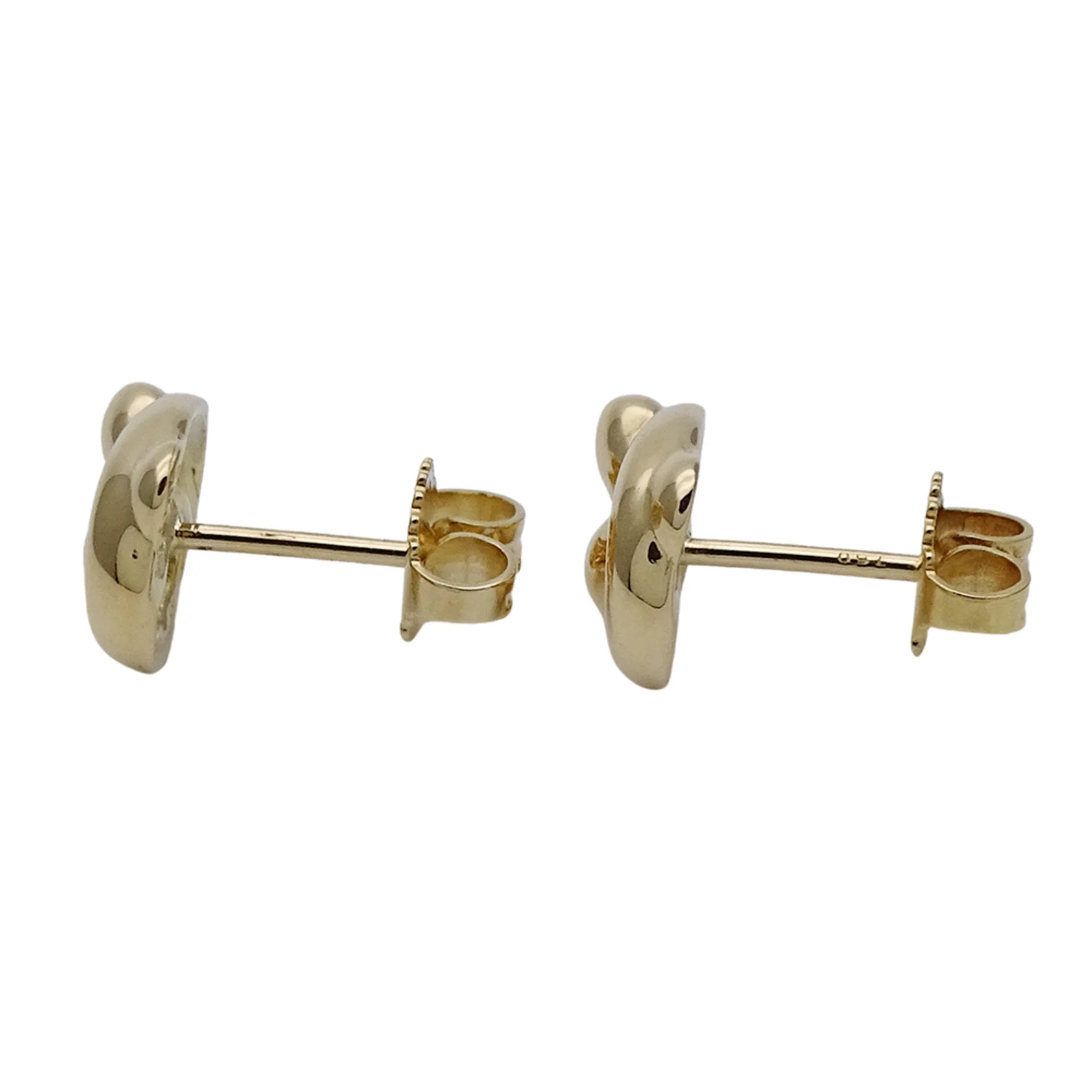 Knot Stud Earrings 18K Yellow Gold 18K Yellow Gold - Image 4