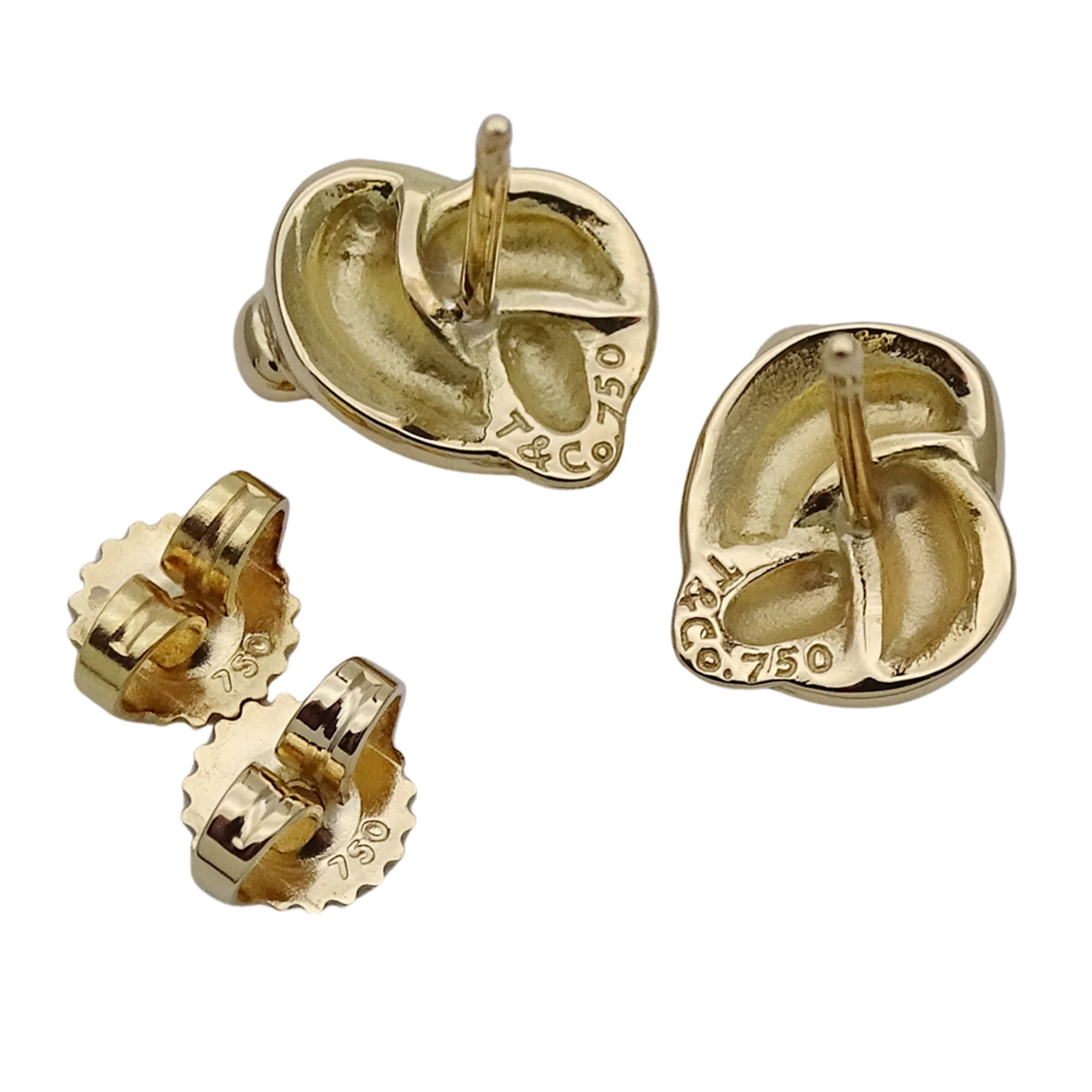 Knot Stud Earrings 18K Yellow Gold 18K Yellow Gold - Image 5
