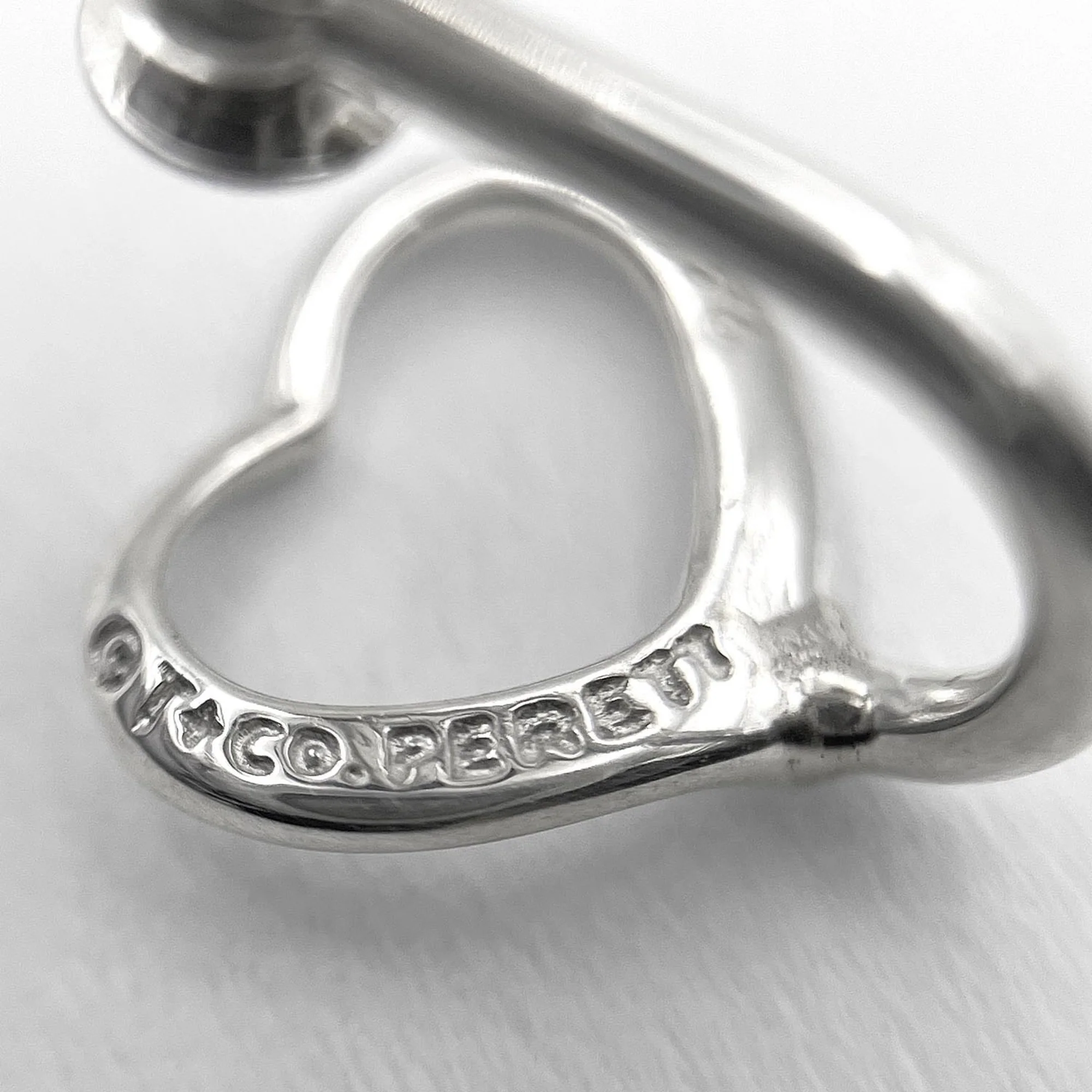 Open Heart Earrings Sterling Silver 11mm Sterling Silver - Image 7