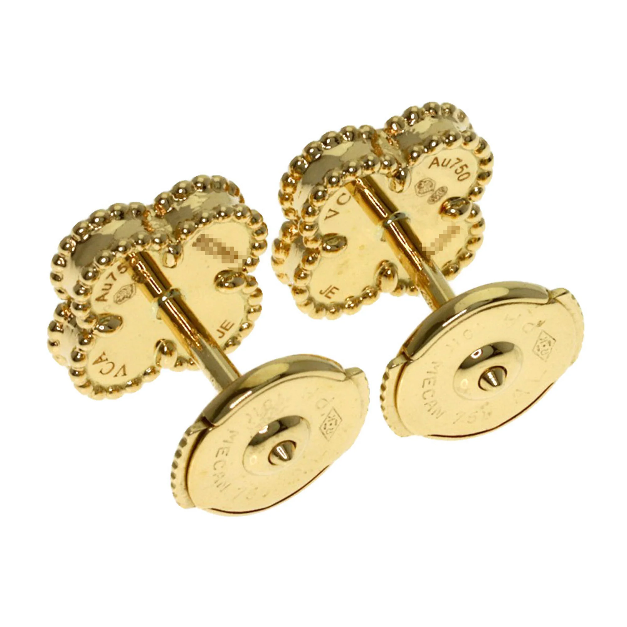 Sweet Alhambra Earrings 18K Yellow Gold 18K Yellow Gold - Image 2