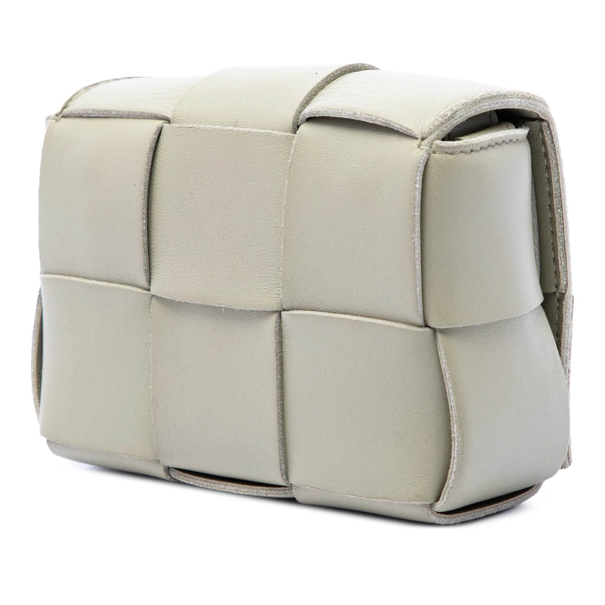 Cassette Crossbody Bag Maxi Intrecciato Leather - Image 2