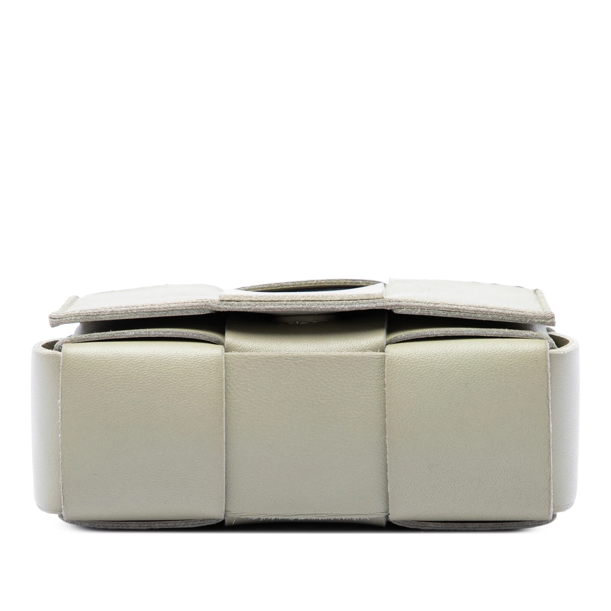 Cassette Crossbody Bag Maxi Intrecciato Leather - Image 3