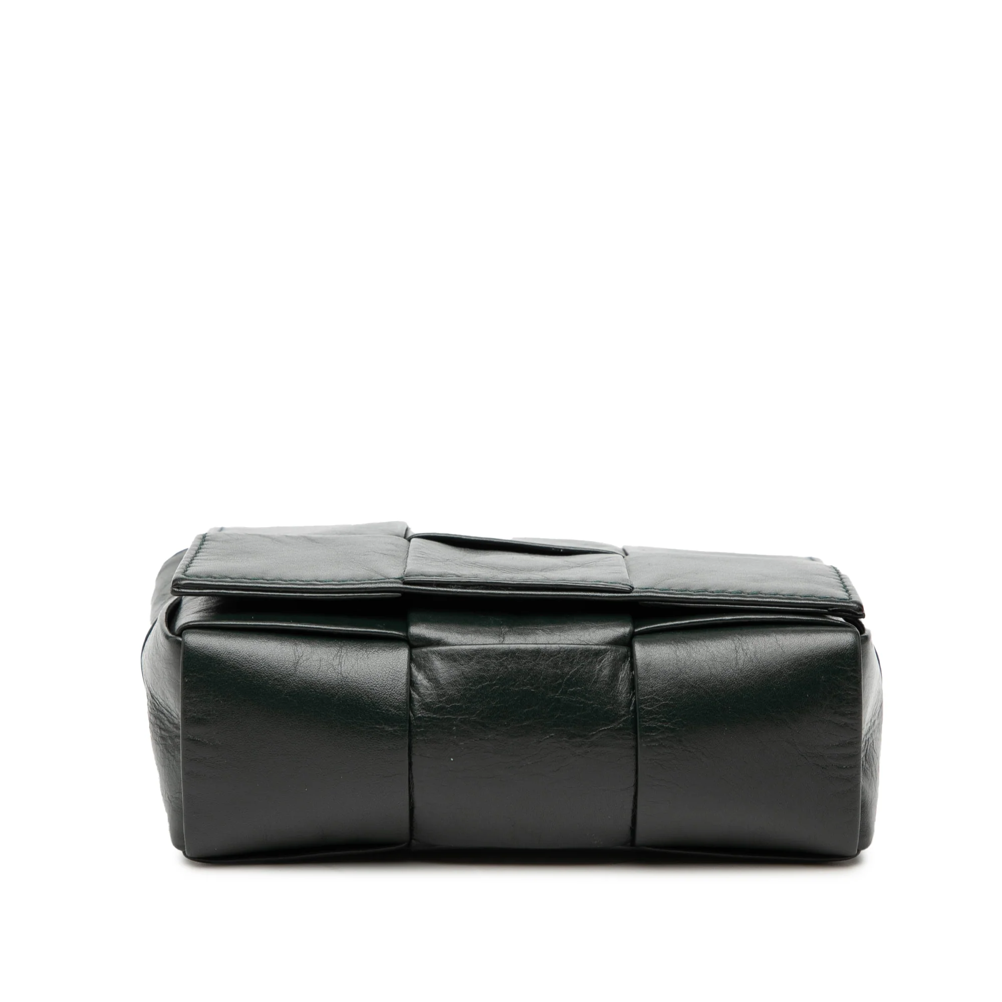 Cassette Crossbody Bag Maxi Intrecciato Leather - Image 3