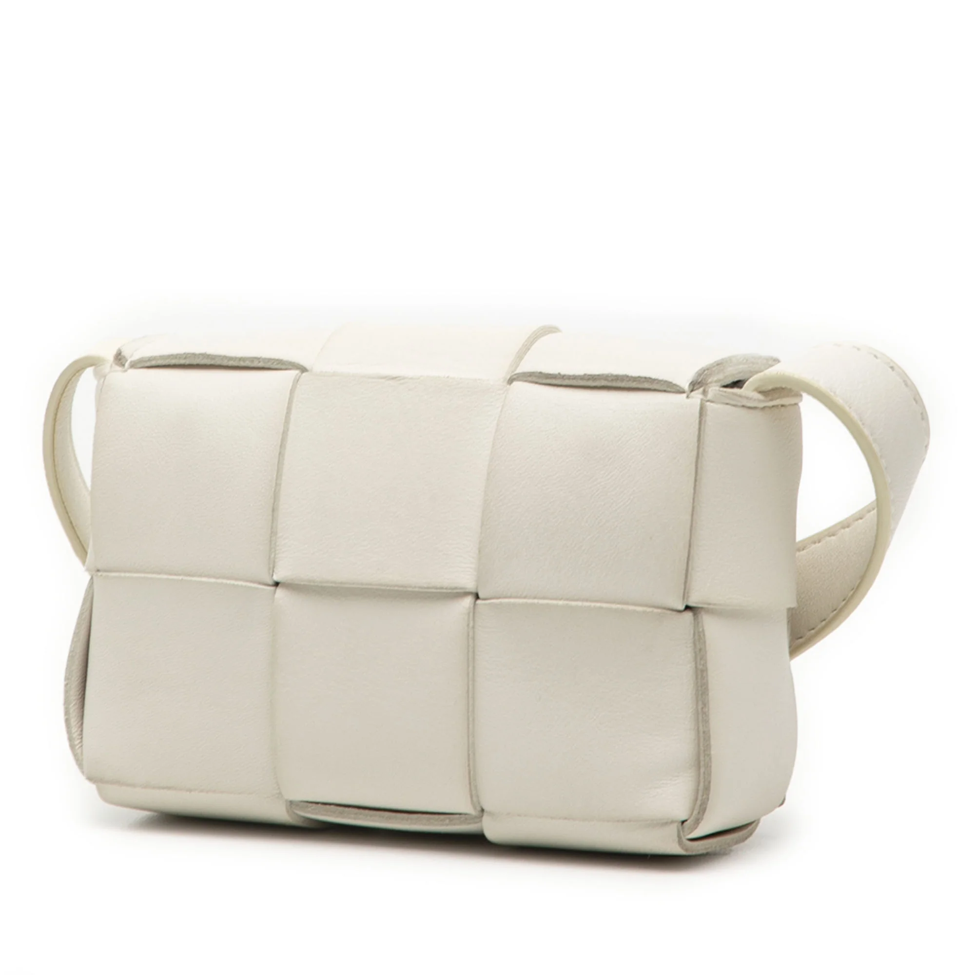 Cassette Crossbody Bag Maxi Intrecciato Leather - Image 2