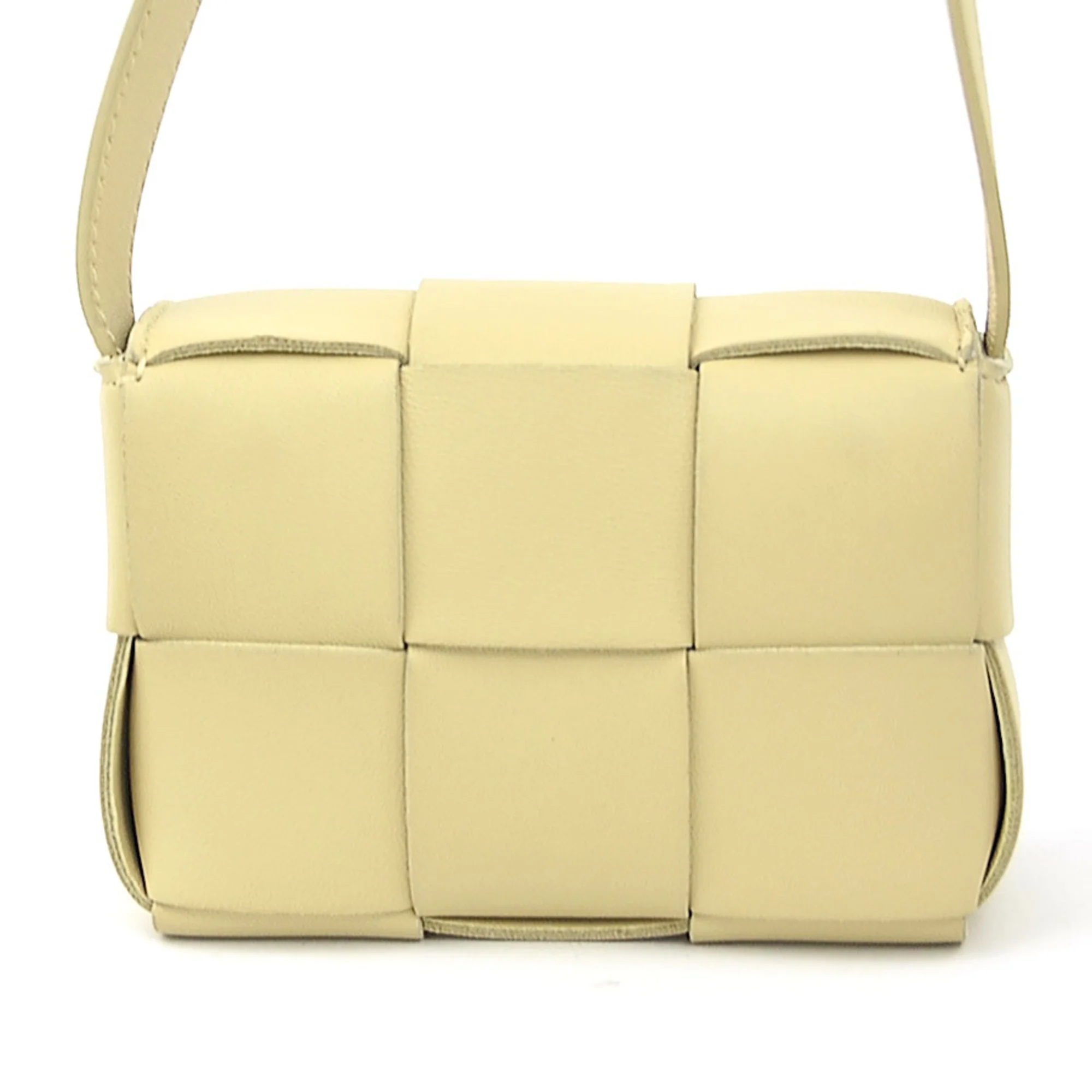Cassette Crossbody Bag Maxi Intrecciato Leather - Image 3