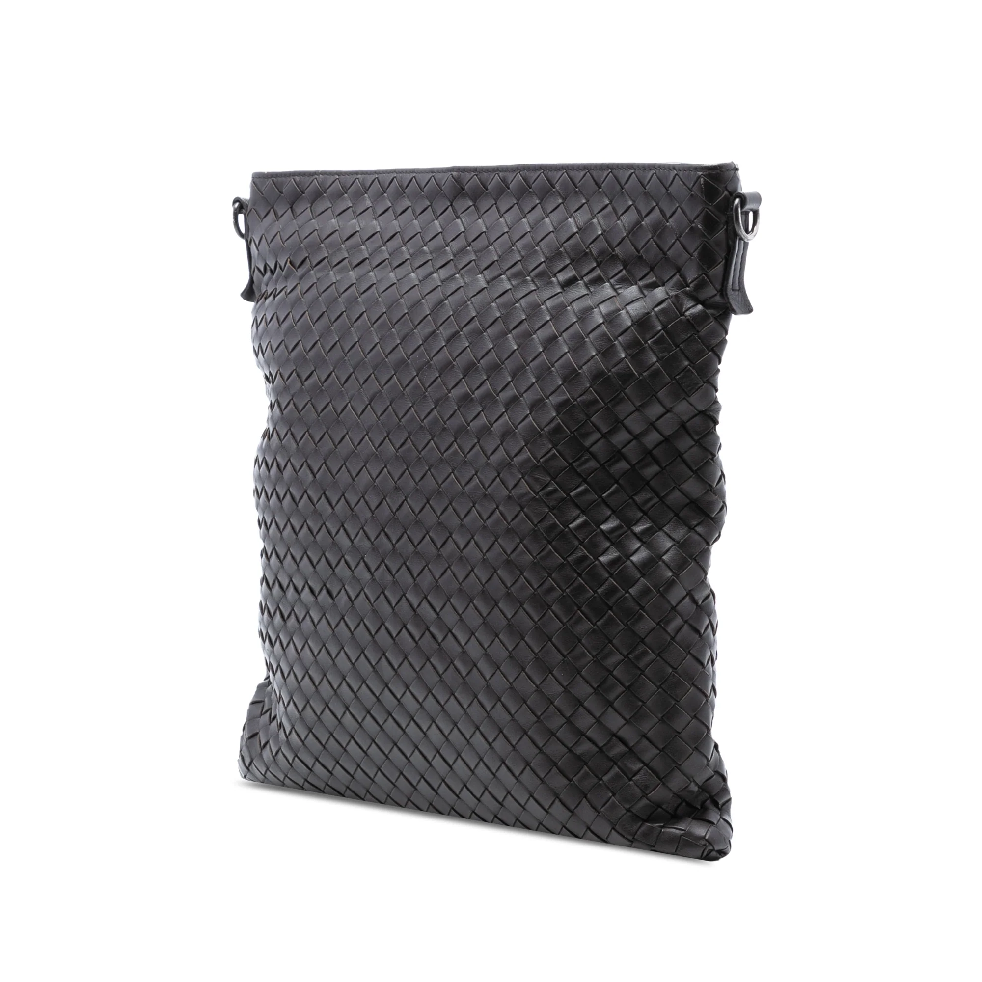 Flat Messenger Bag Intrecciato Nappa Medium - Image 2