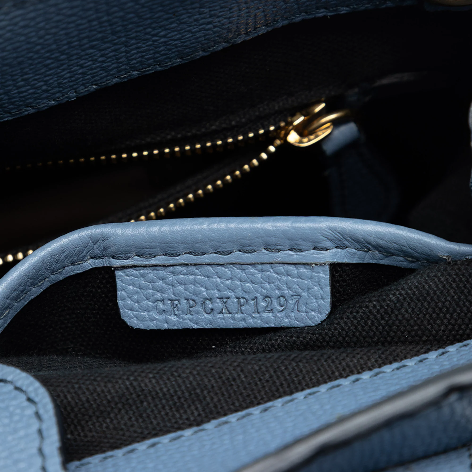 Banner Tote Leather and House Check Canvas Small - Image 6