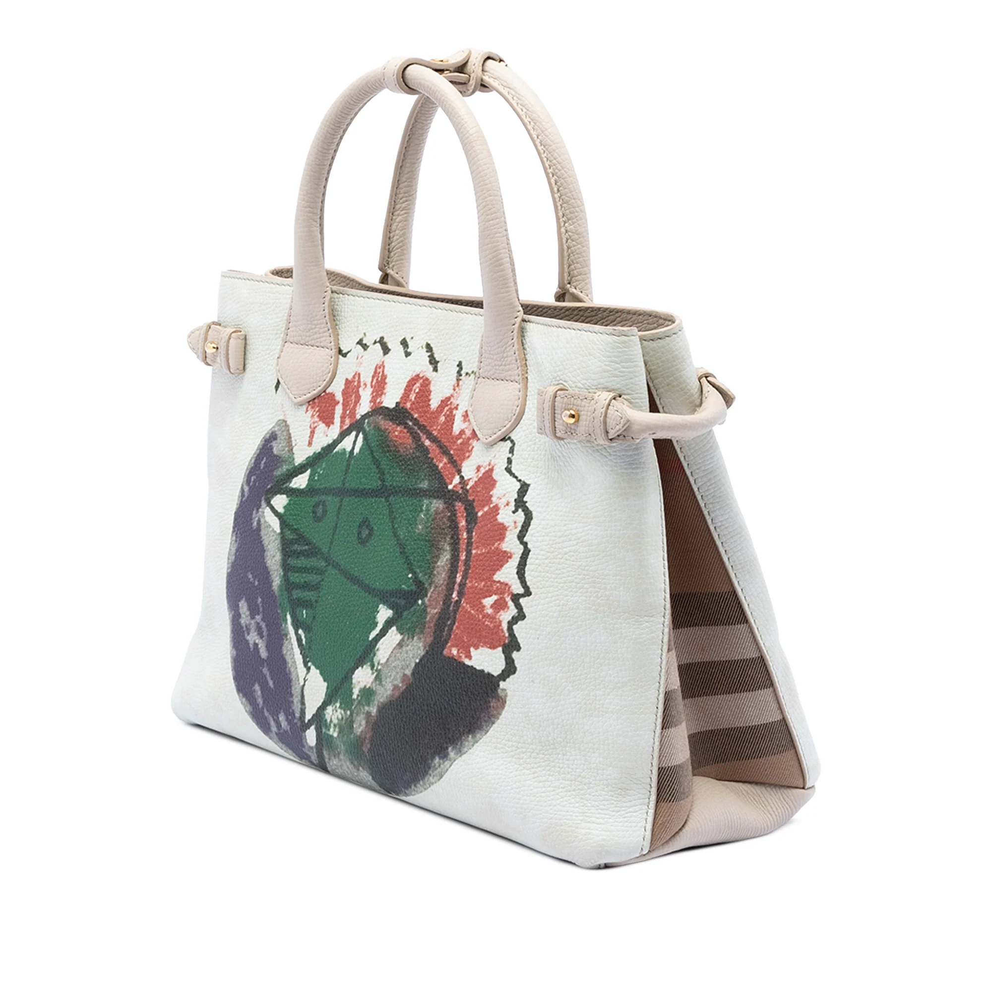 Banner Tote Printed Leather Medium - Image 2