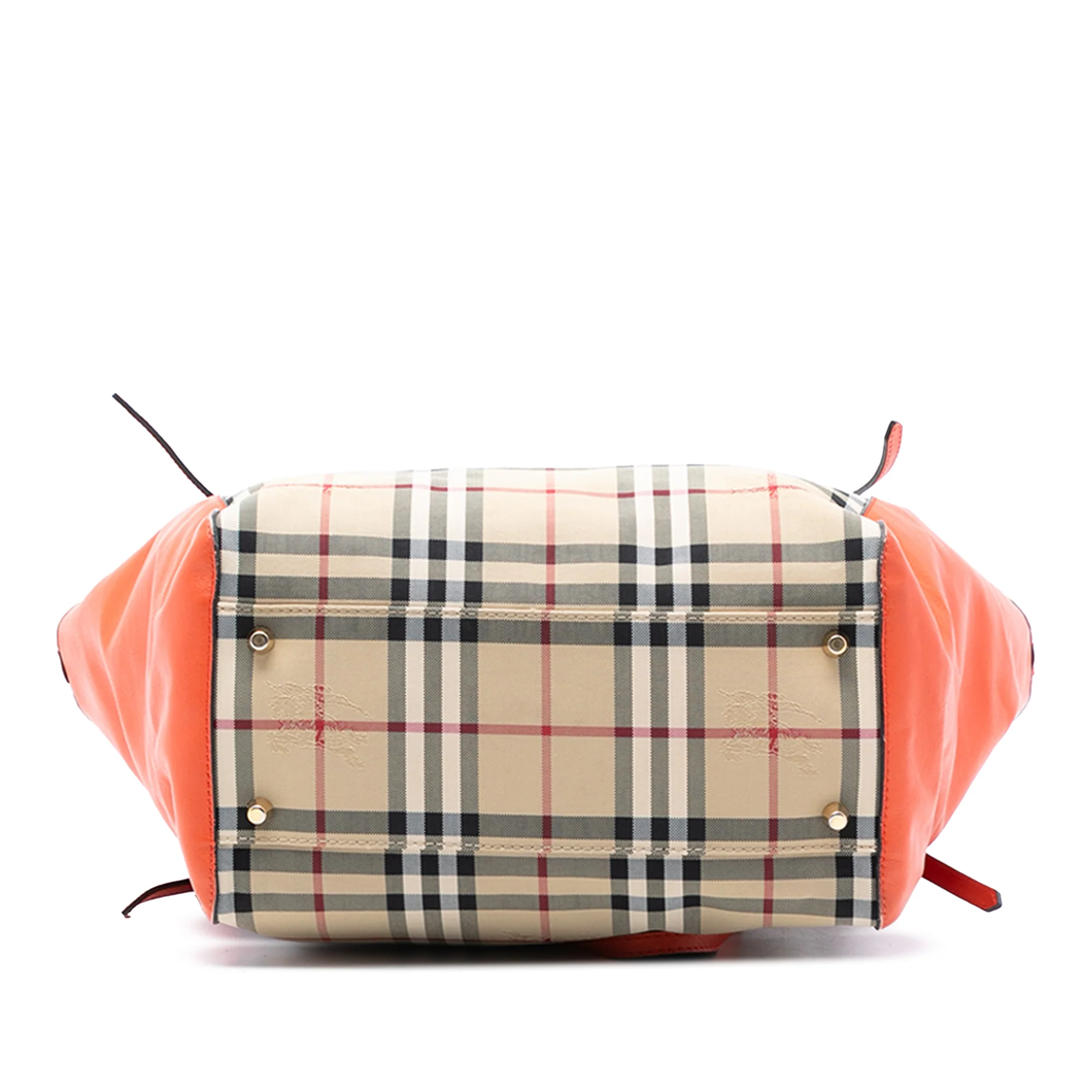 Canterbury Tote Horseferry Check Canvas and Leather Small - Image 3