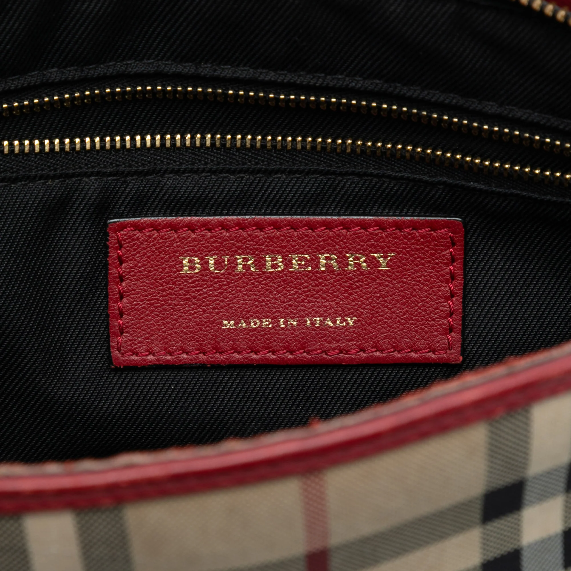 Chichester Crossbody Bag Horseferry Check Canvas and Leather Small - Image 5