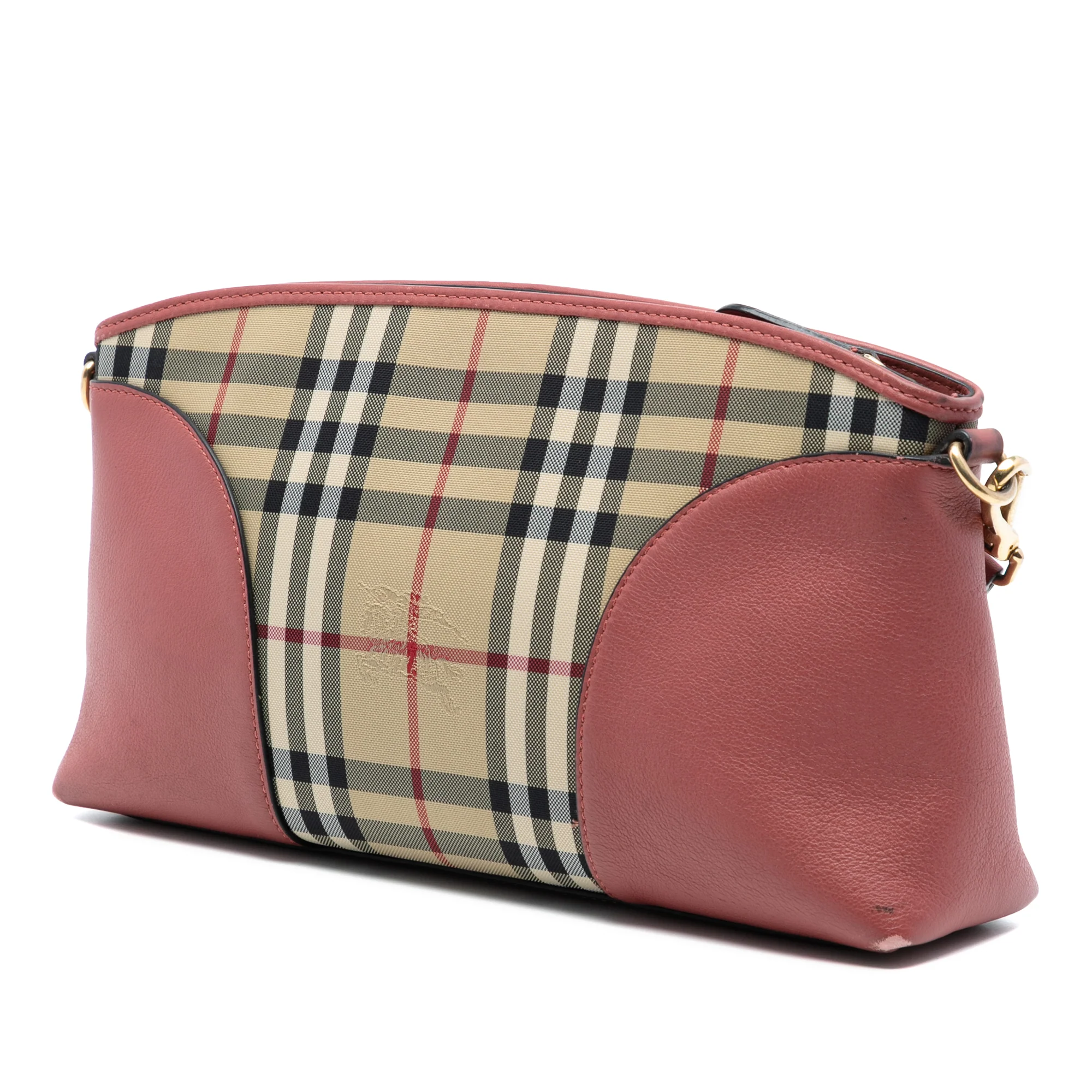 Chichester Crossbody Bag Horseferry Check Canvas and Leather Small - Image 2