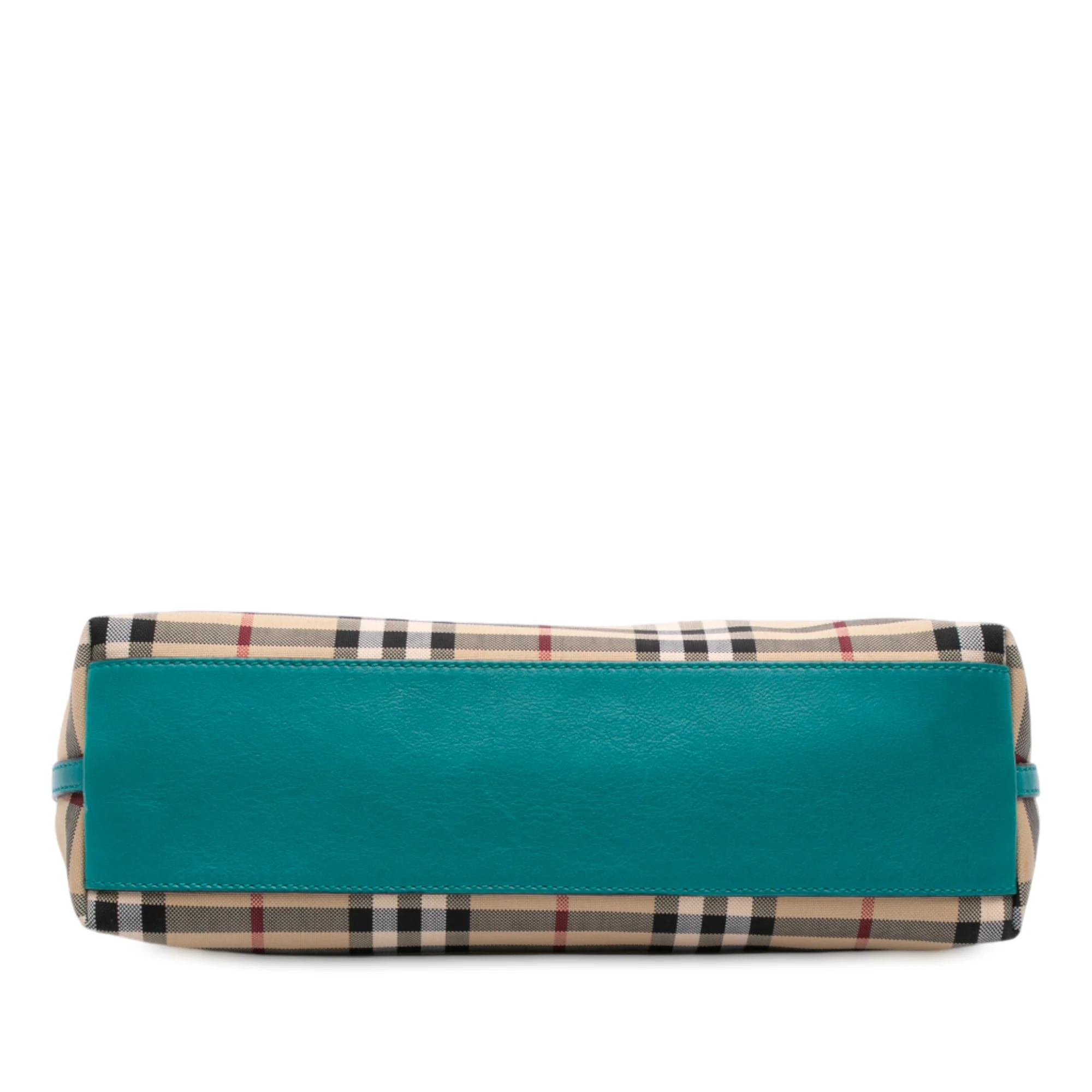 Leah Clutch Bag Horseferry Check Canvas Small - Image 3