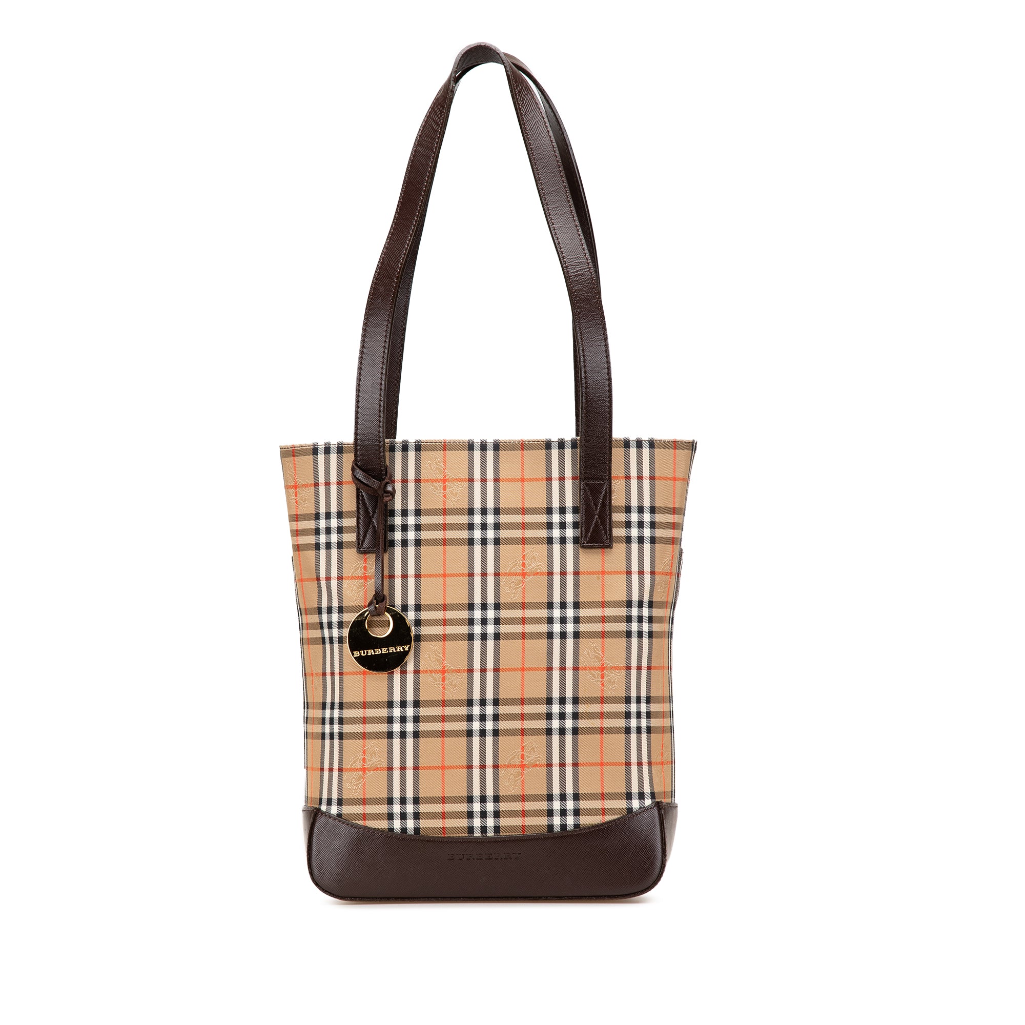 Link Tote 1983 Knight Check Canvas Small