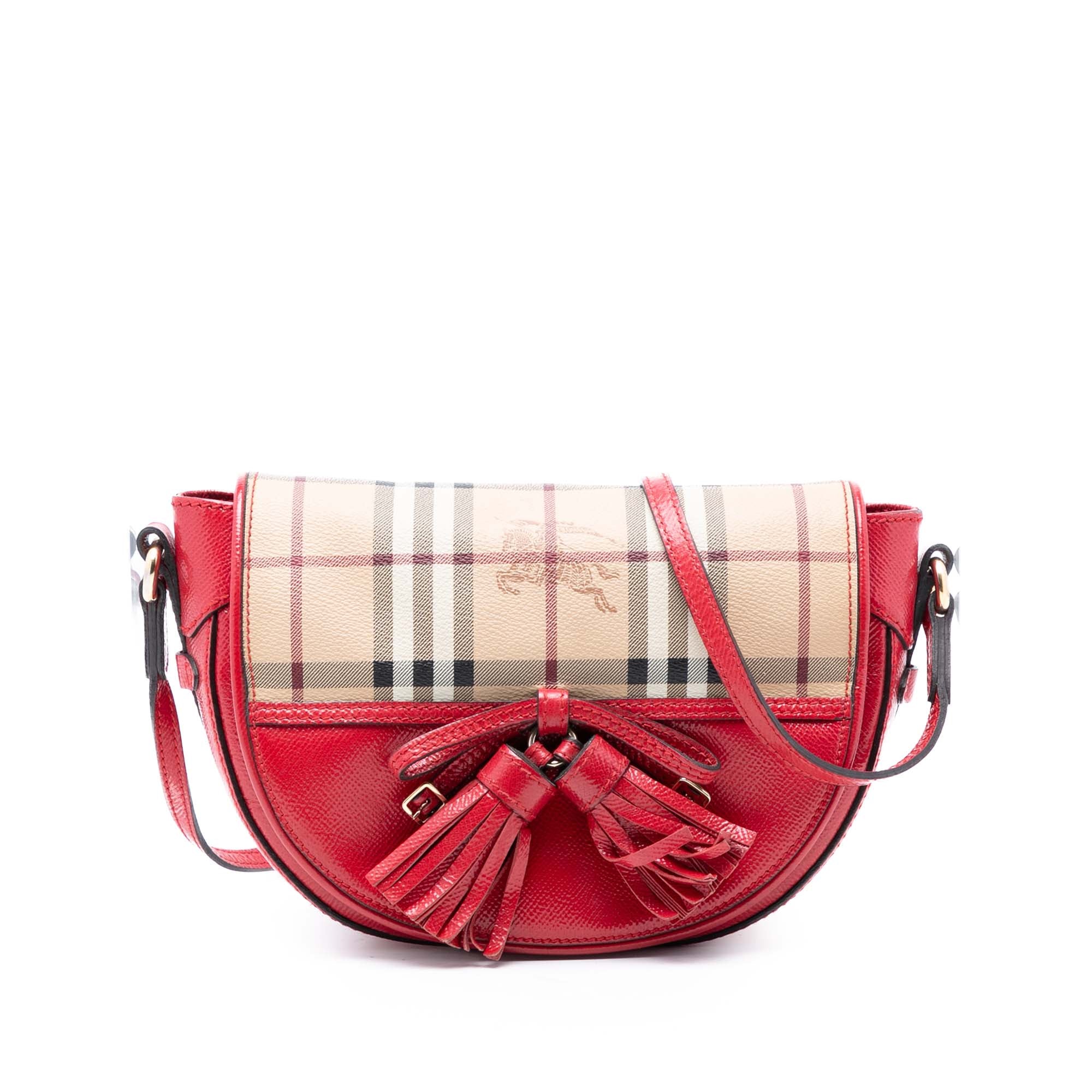 Maydown Crossbody Bag Haymarket Coated Canvas and Leather Small