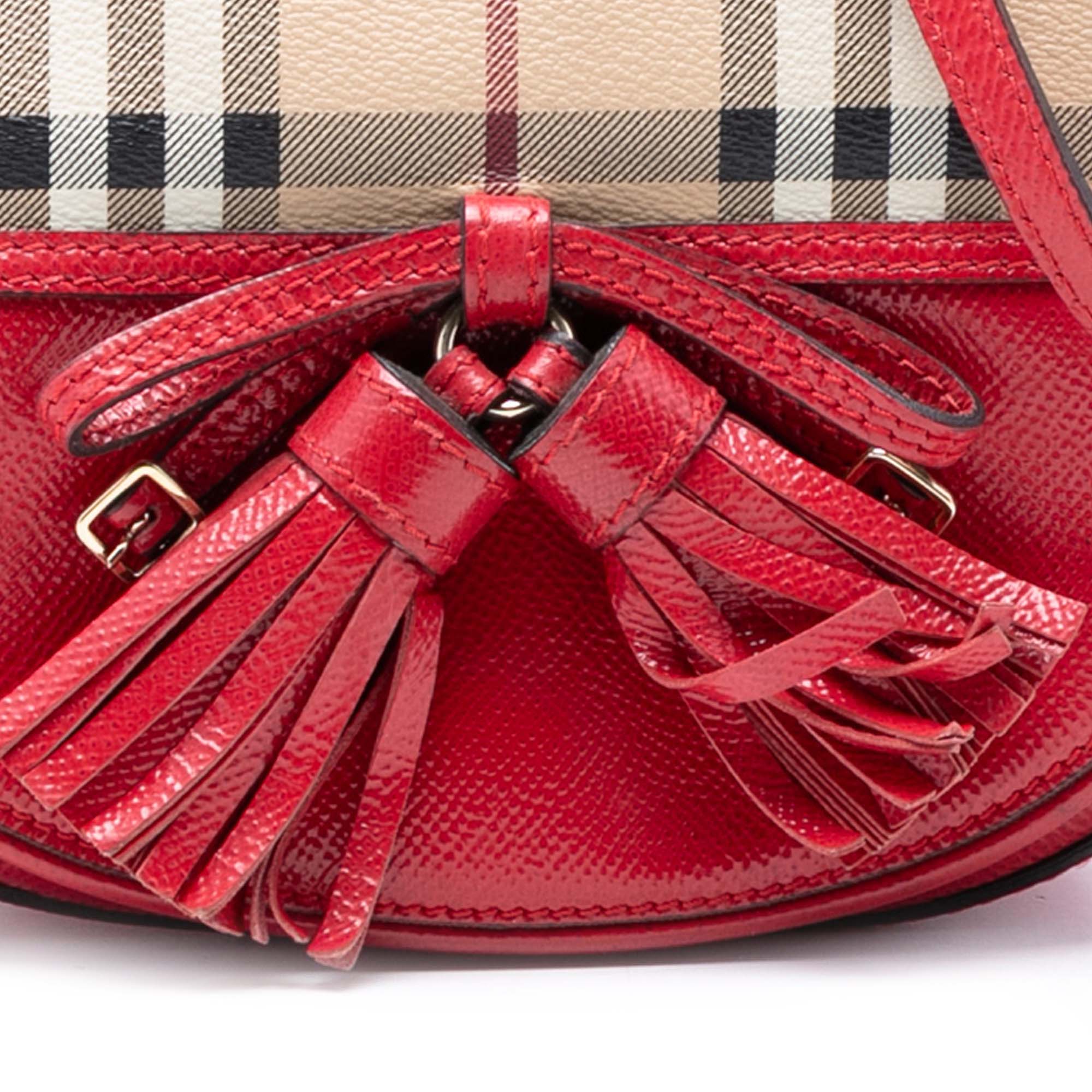 Maydown Crossbody Bag Haymarket Coated Canvas and Leather Small - Image 7