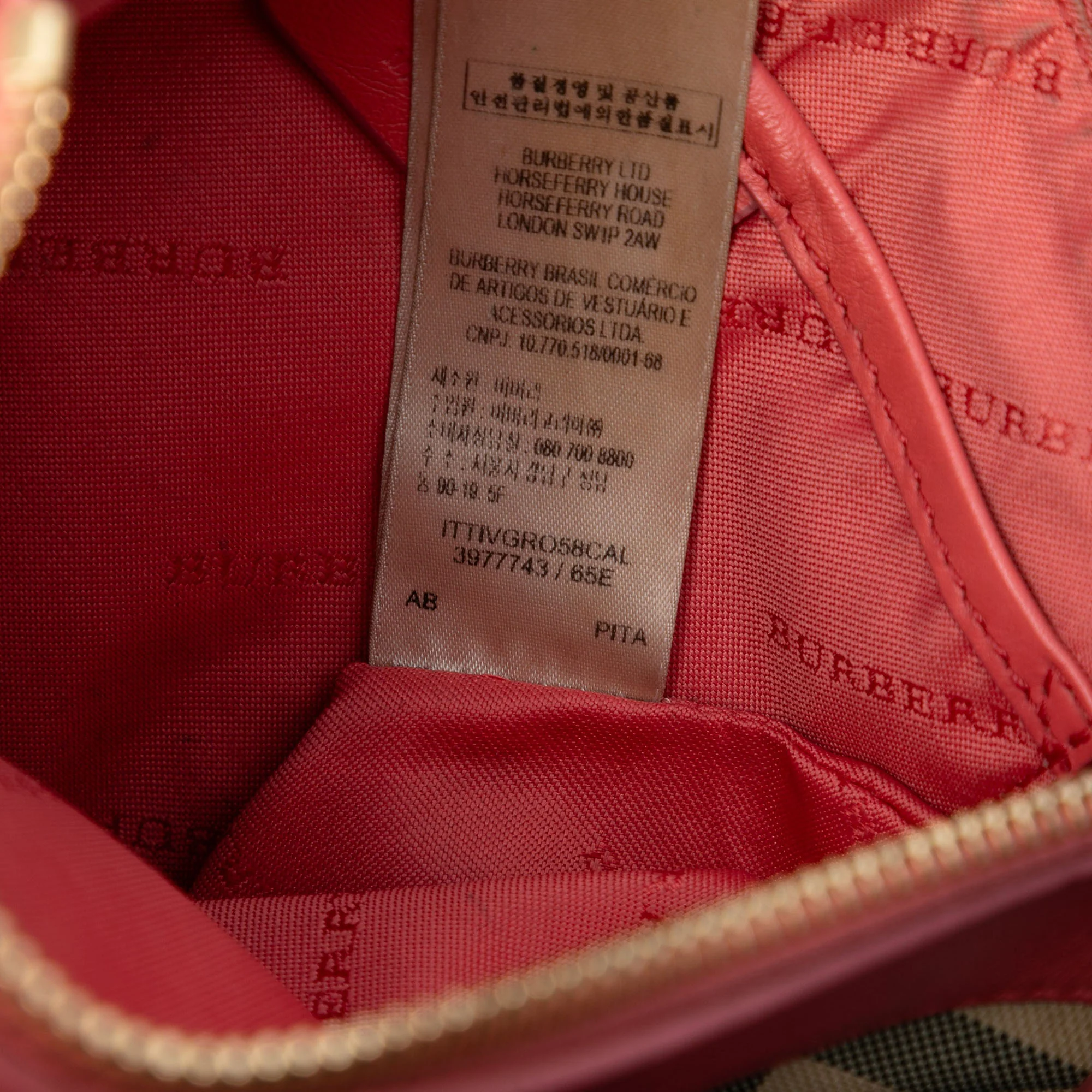 Peyton Crossbody Bag Horseferry Check Canvas - Image 5