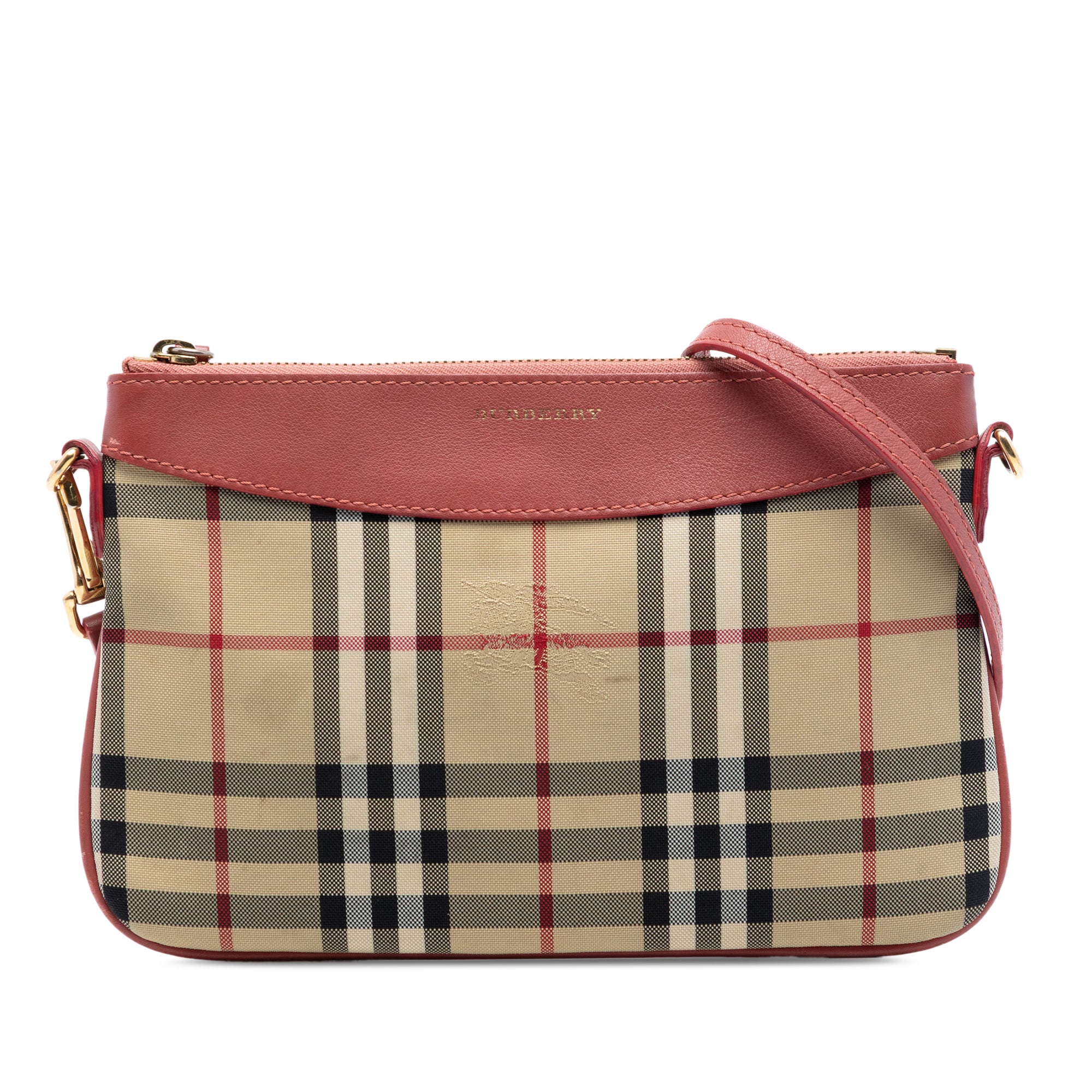 Peyton Crossbody Bag Horseferry Check Canvas