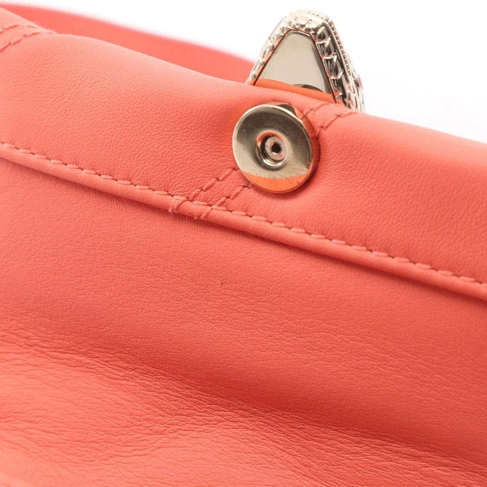 Serpenti Cabochon Shoulder Bag Diagonal Quilted Leather Micro - Image 7