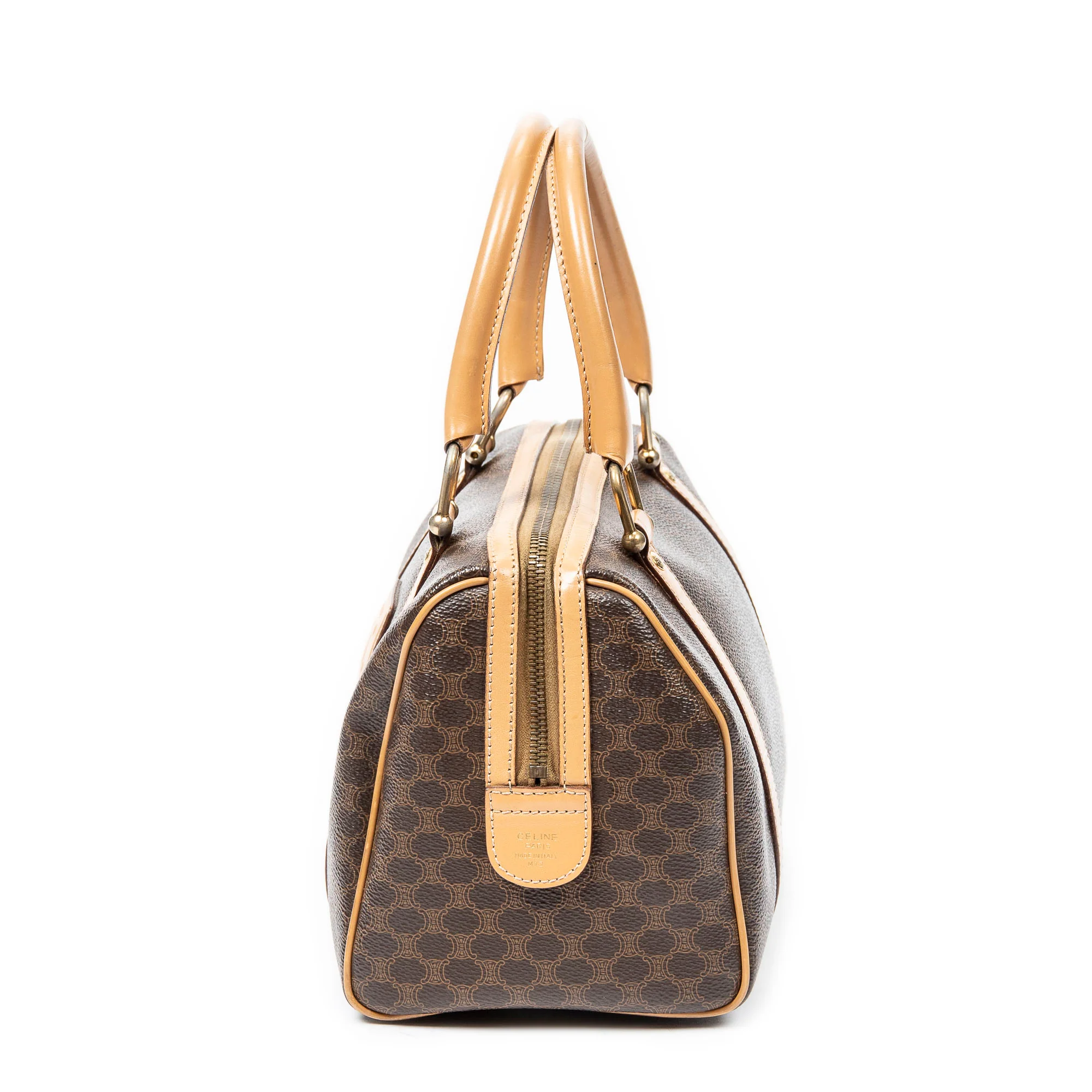 Boston Bag Triomphe Coated Canvas Small - Image 3