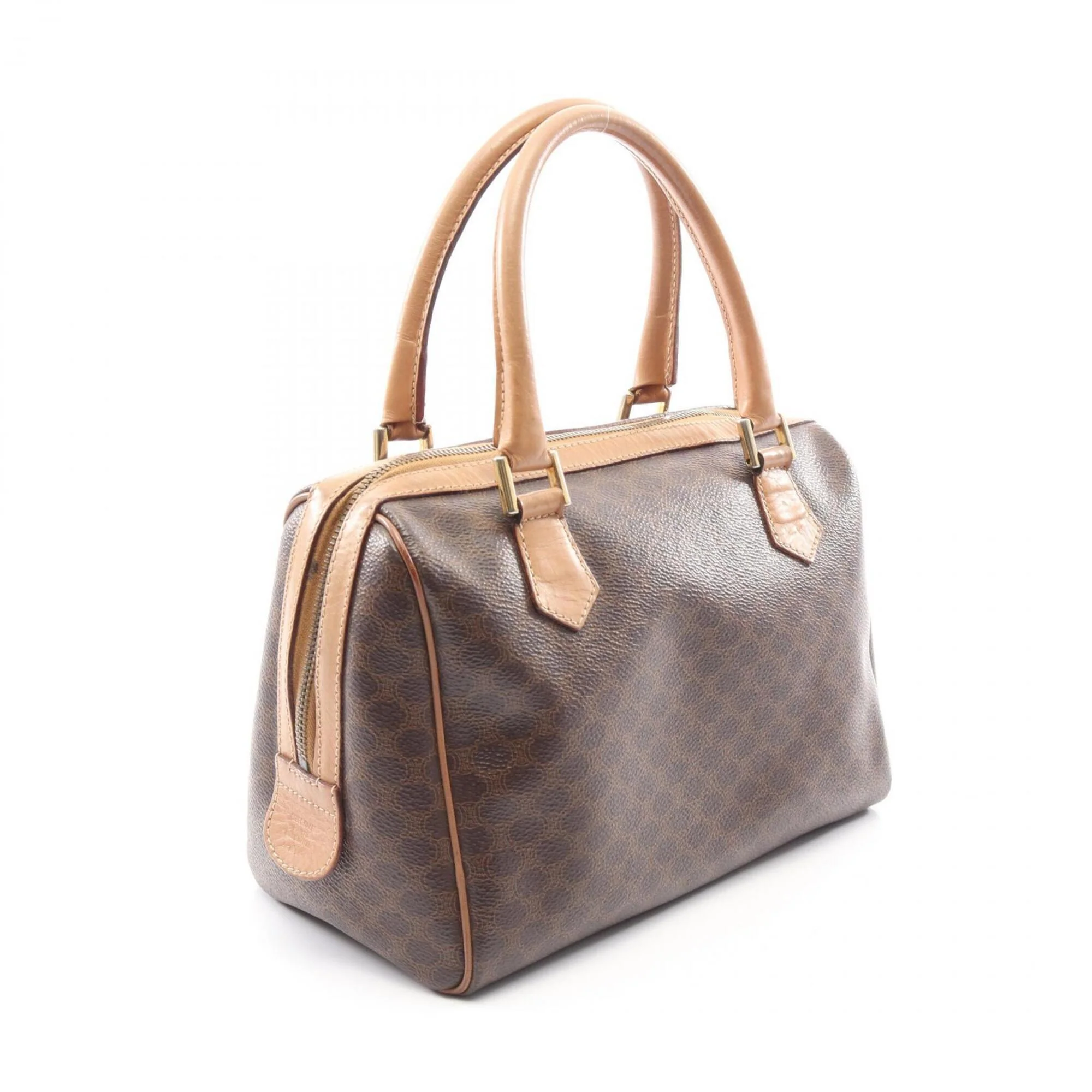 Boston Bag Triomphe Coated Canvas Small - Image 2
