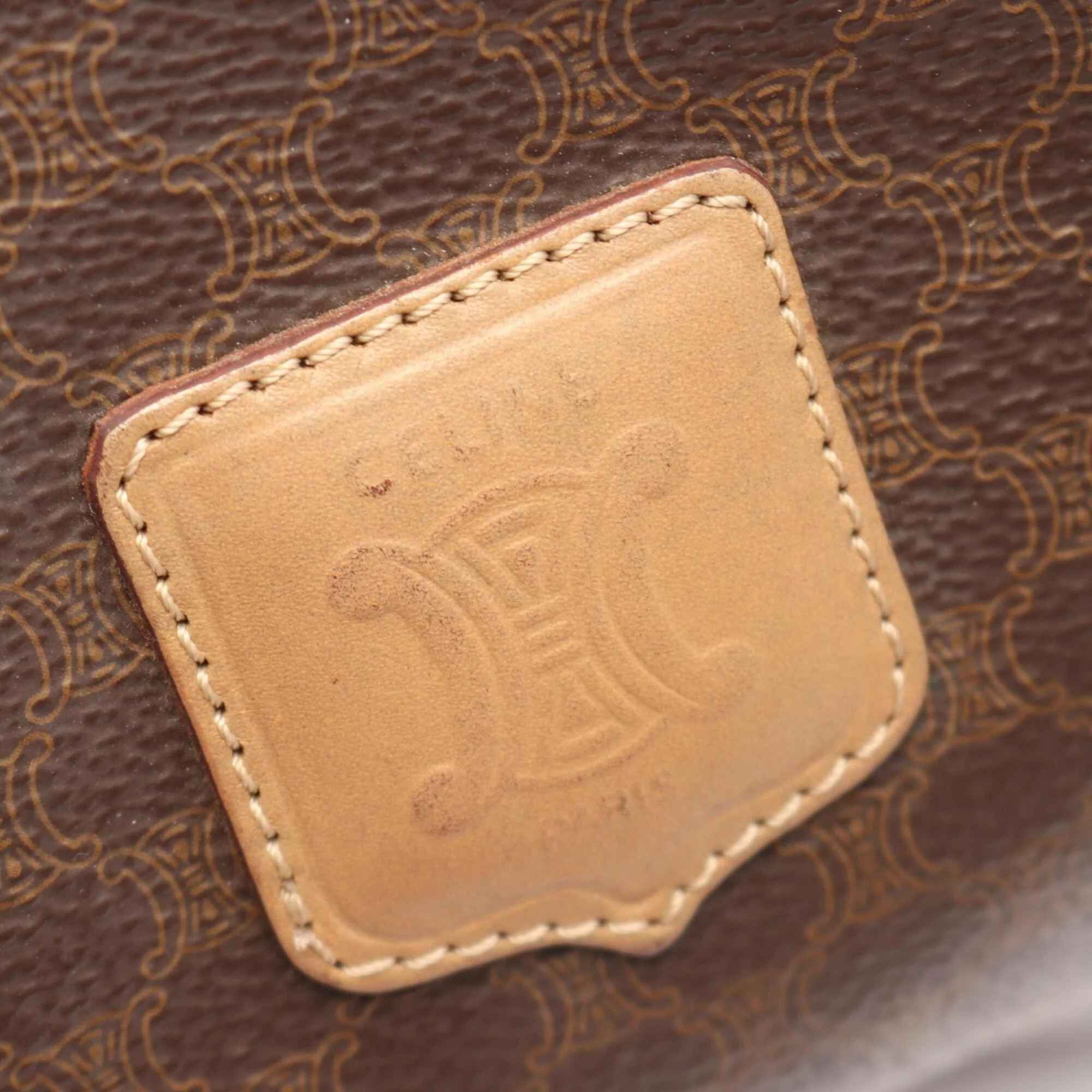 Boston Bag Triomphe Coated Canvas Small - Image 4