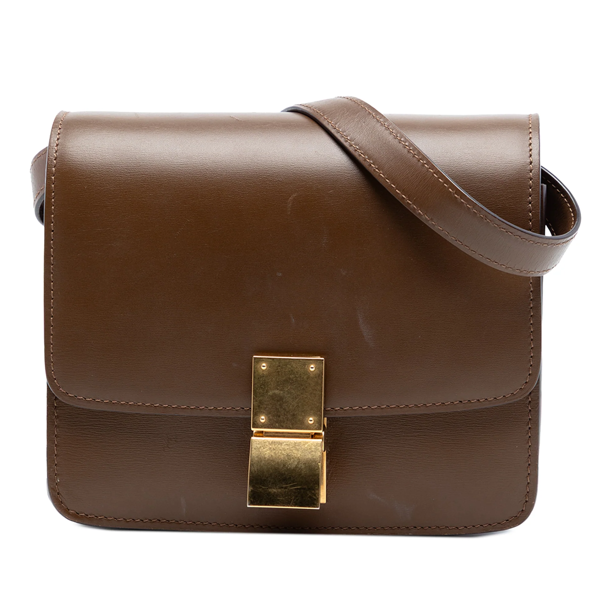Classic Box Bag Smooth Leather Small