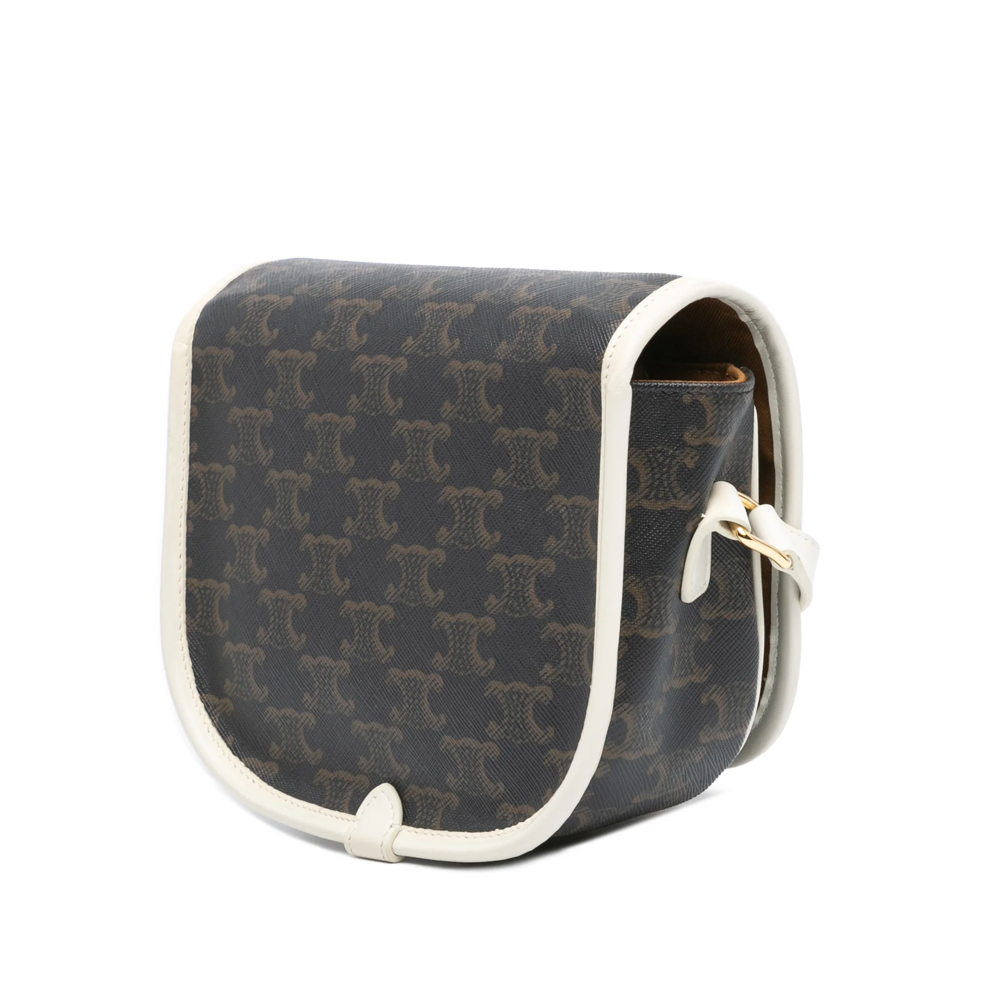 Folco Bag Triomphe Coated Canvas Medium - Image 2