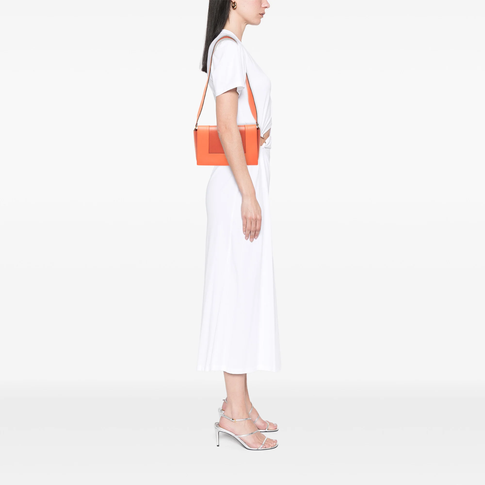 Frame Shoulder Bag Leather Medium - Image 8