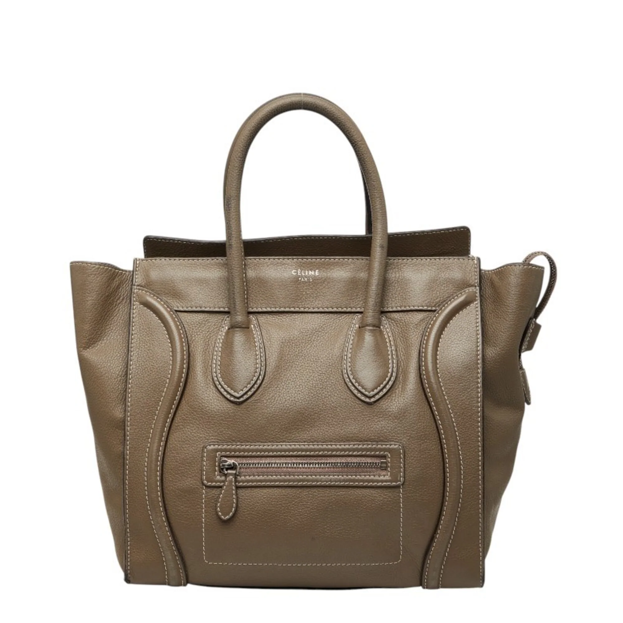 Luggage Bag Grainy Leather Mini
