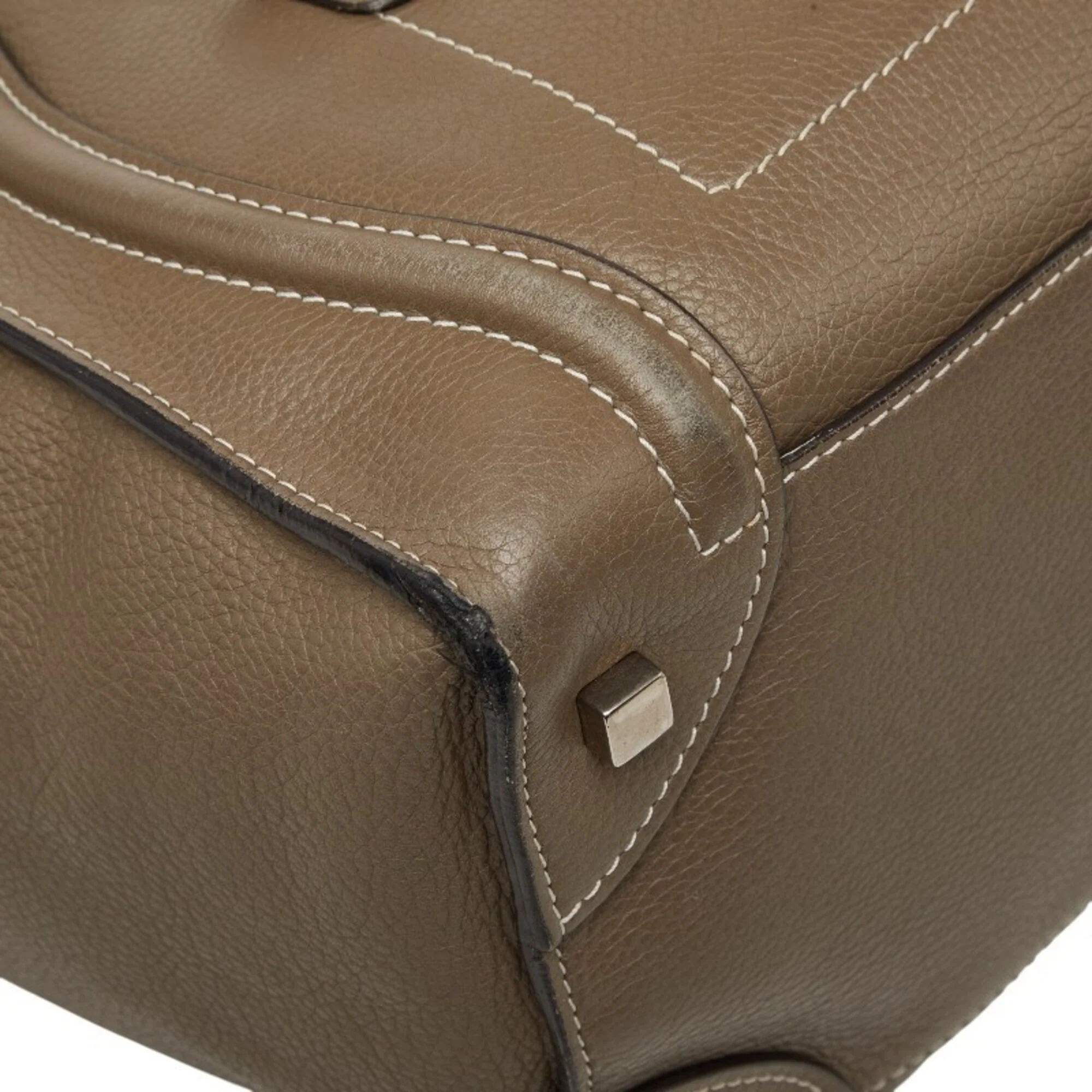Luggage Bag Grainy Leather Mini - Image 5