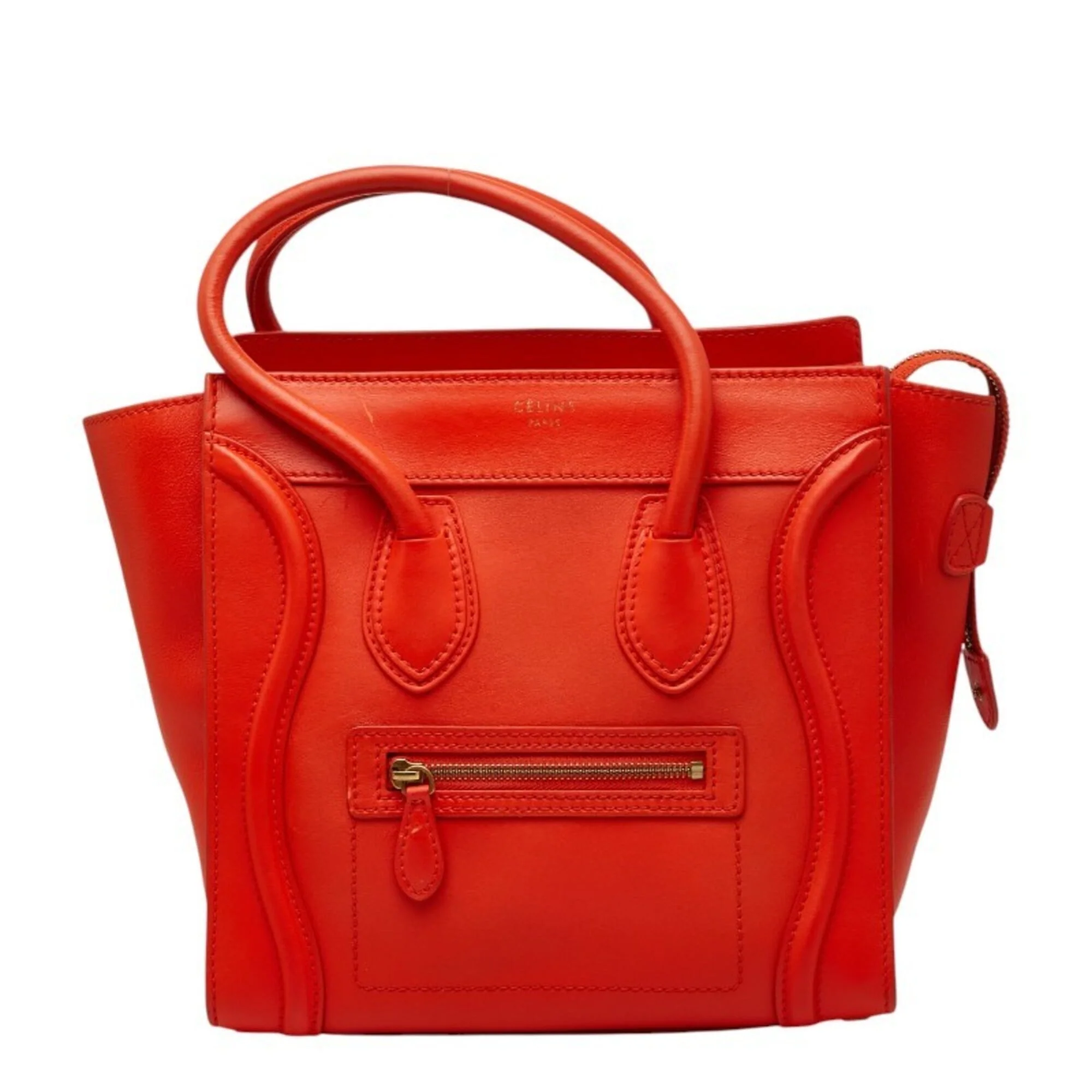 Luggage Bag Smooth Leather Micro