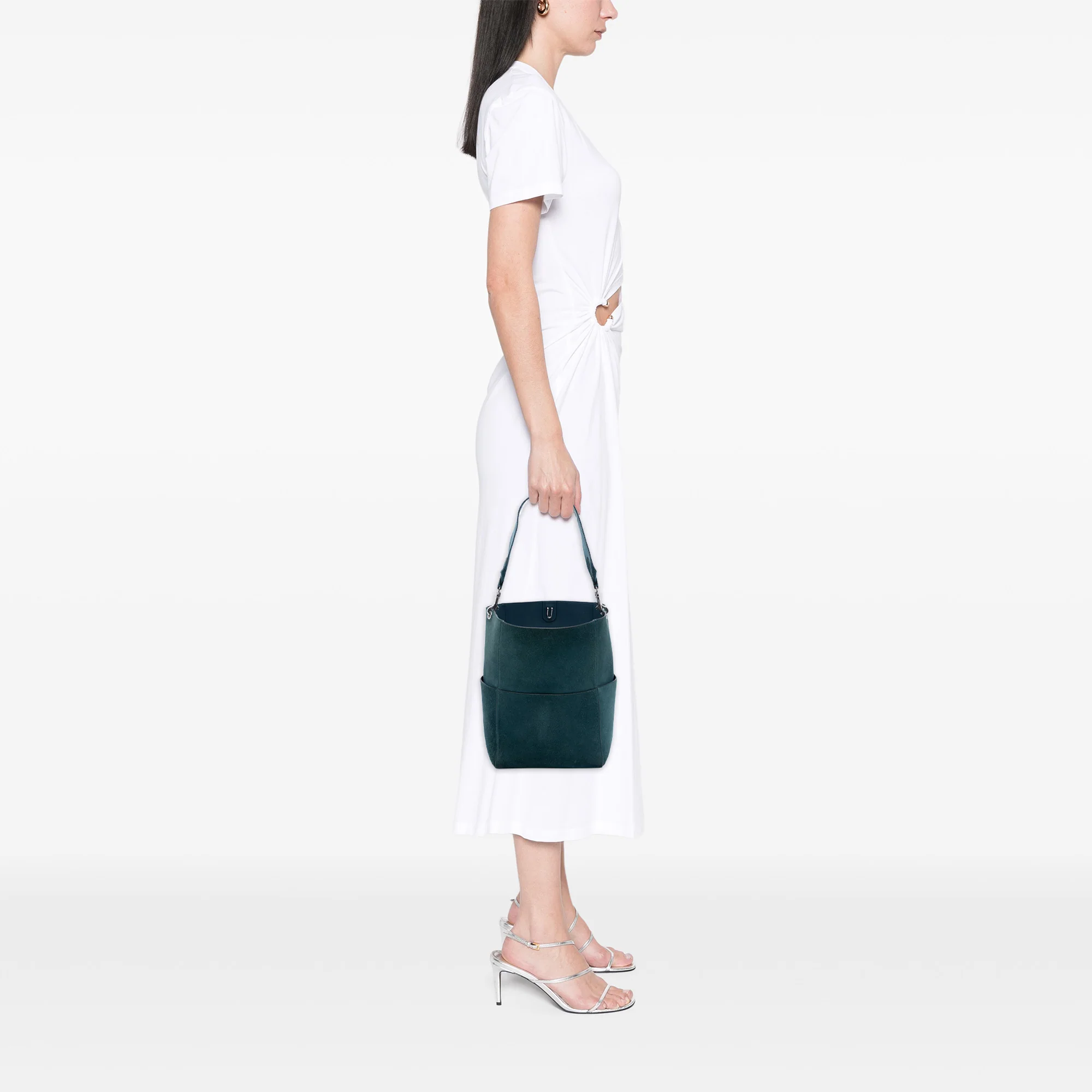 Sangle Seau Bag Suede Large - Image 7