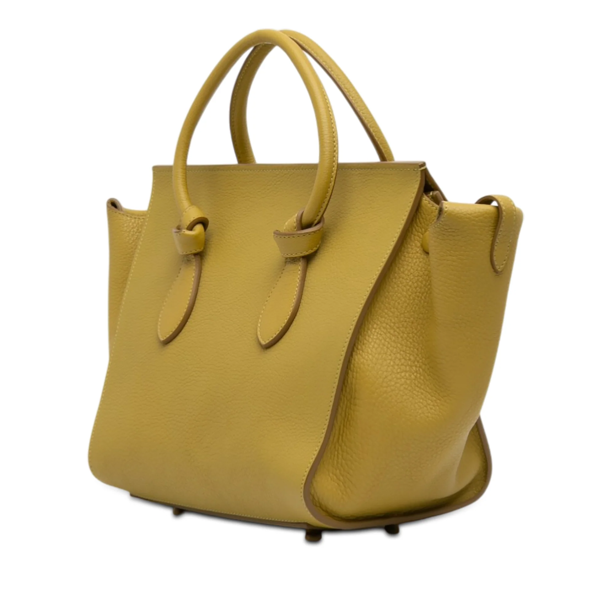 Tie Knot Tote Grainy Leather Mini - Image 2