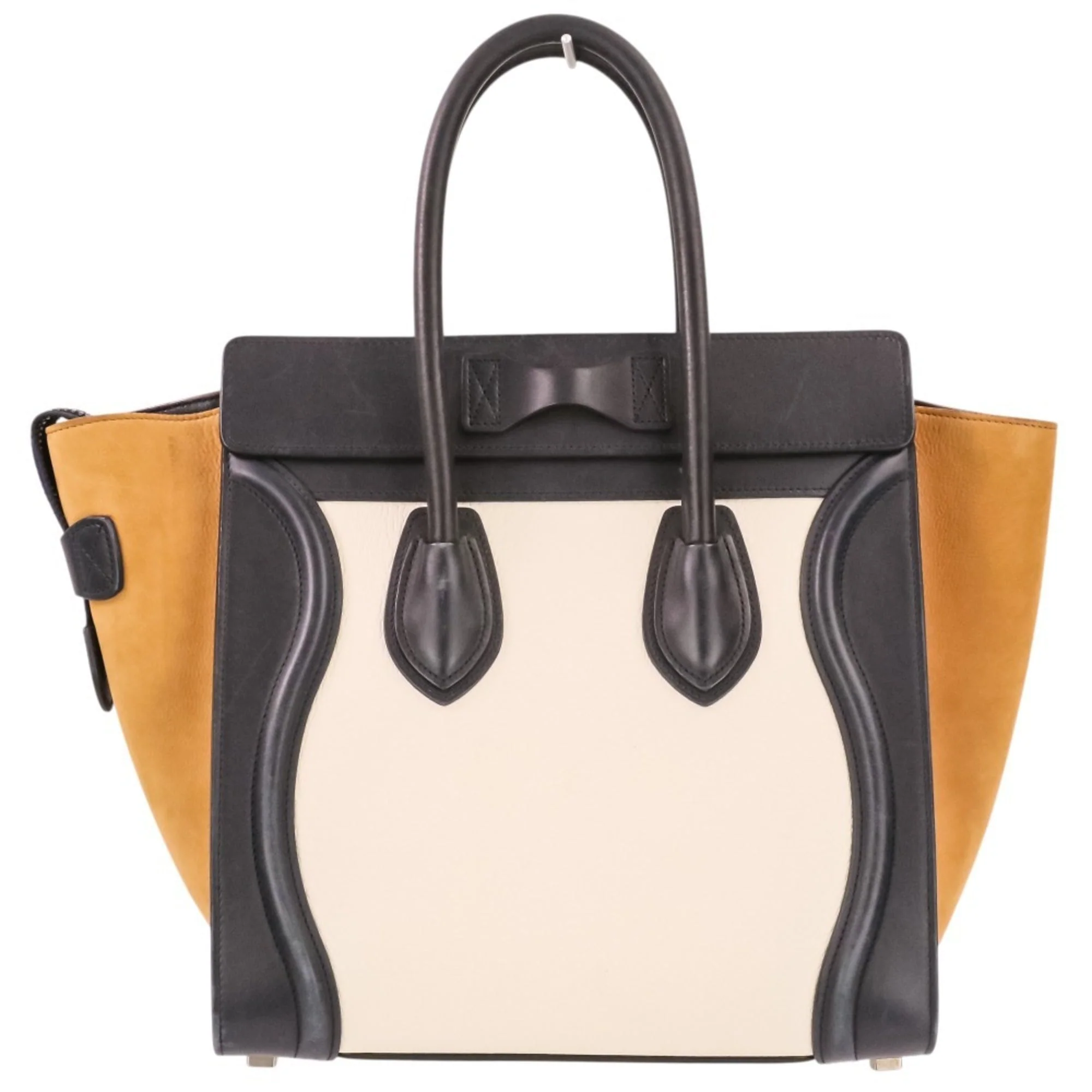 Tricolor Luggage Bag Leather Micro - Image 2