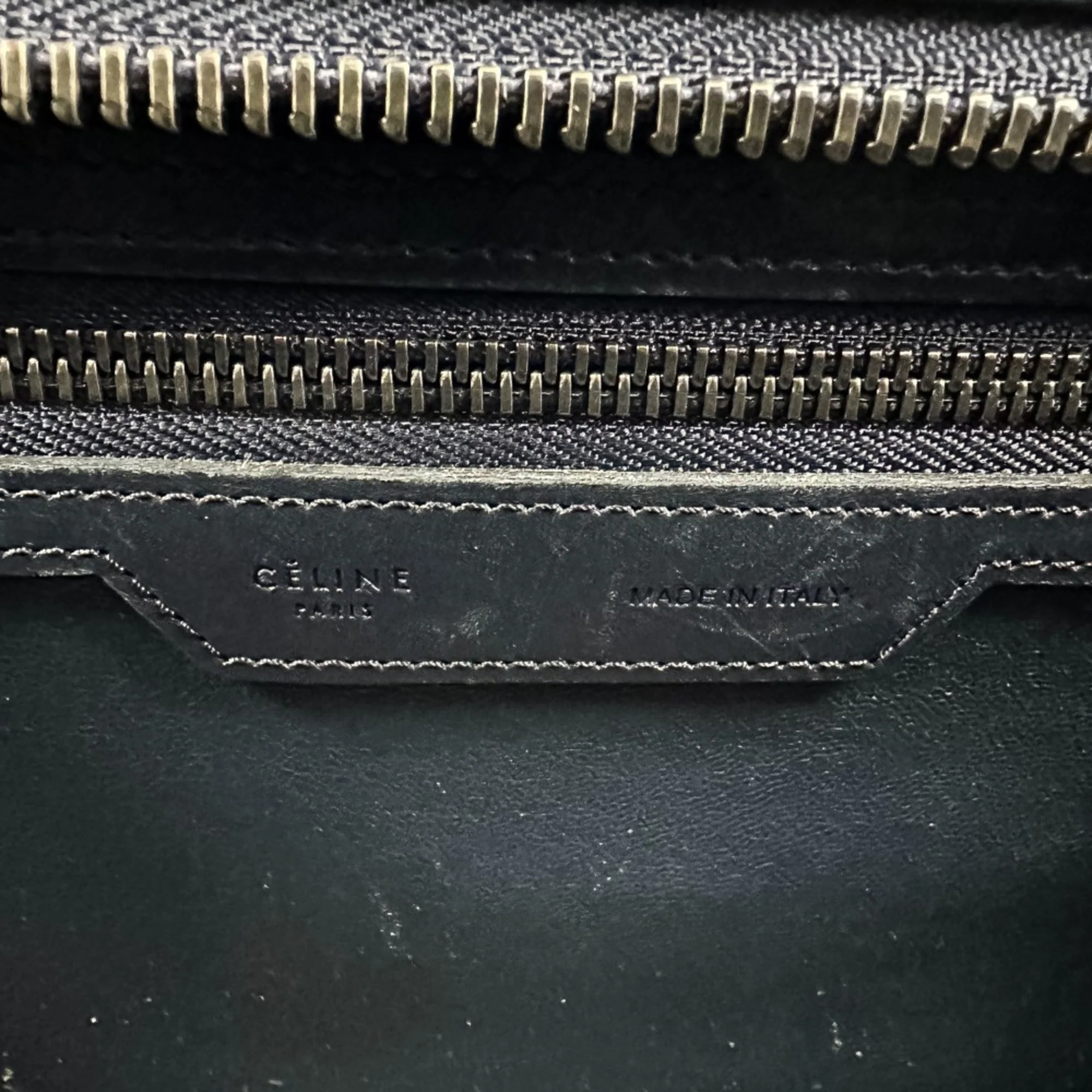 Tricolor Luggage Bag Leather Micro - Image 9