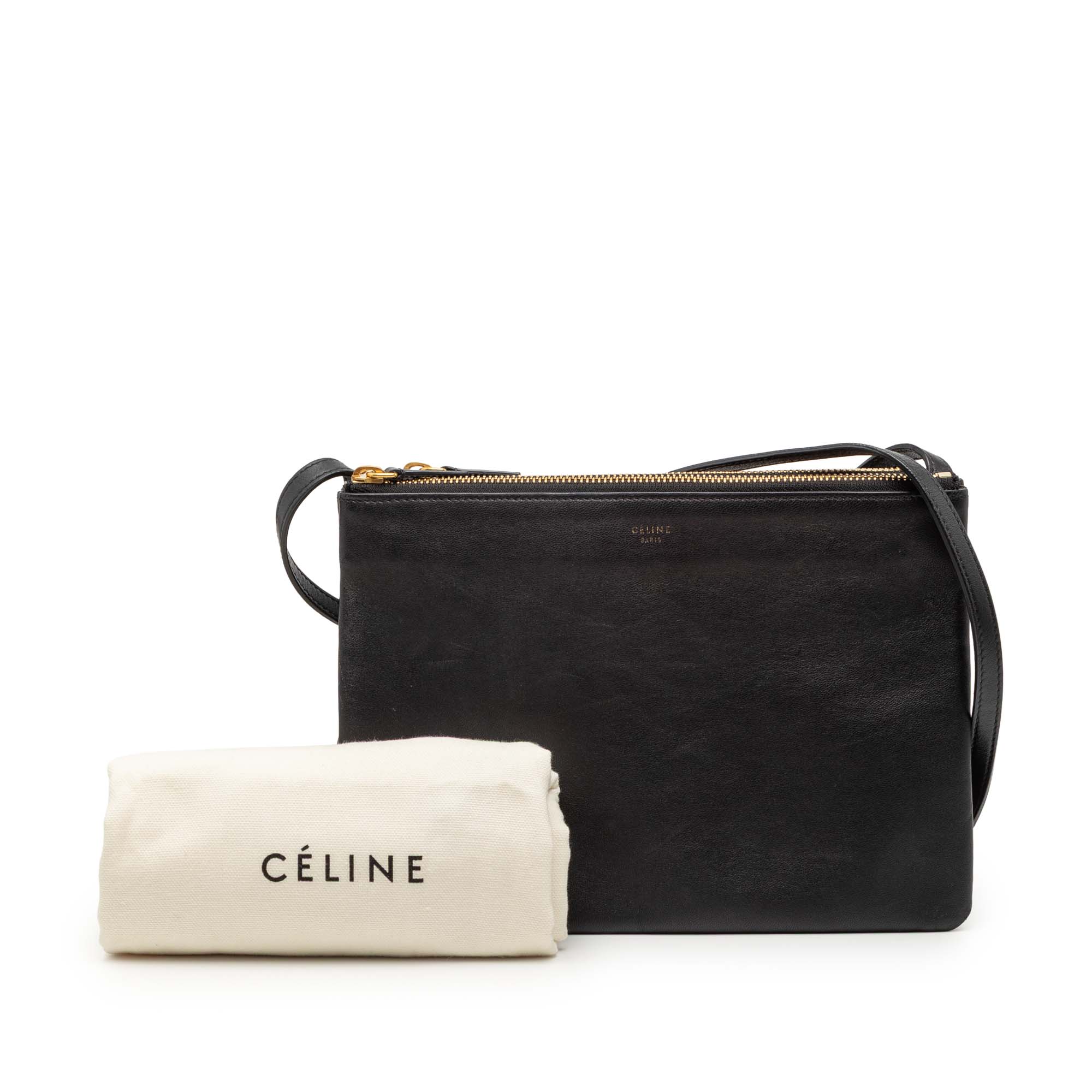 Trio Crossbody Bag Leather Large - Image 9